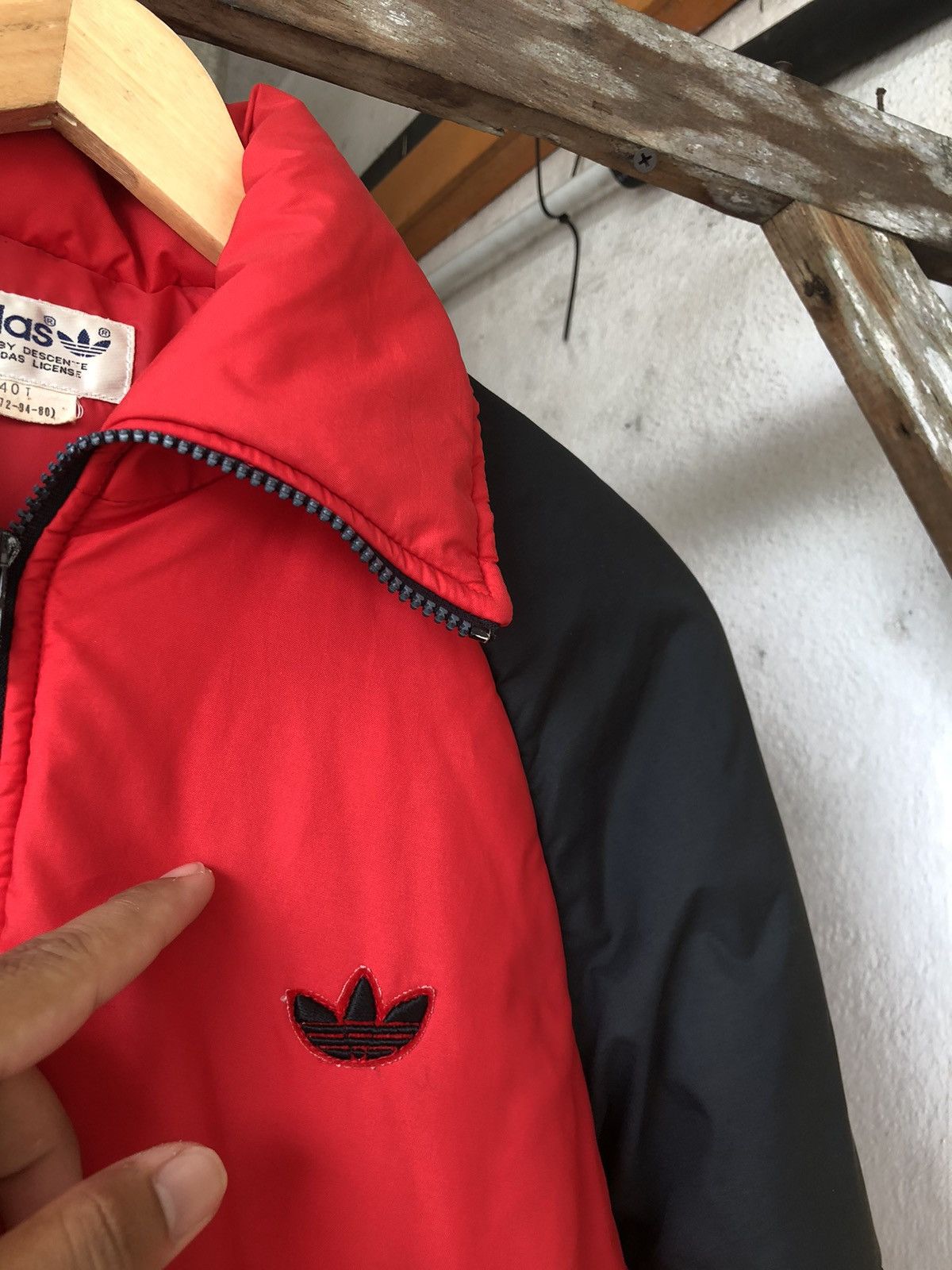 Adidas Rare❗️Vintage 90s Adidas Small Logo Puffer Bomber Jacket Size US M / EU 48-50 / 2 - 7 Thumbnail