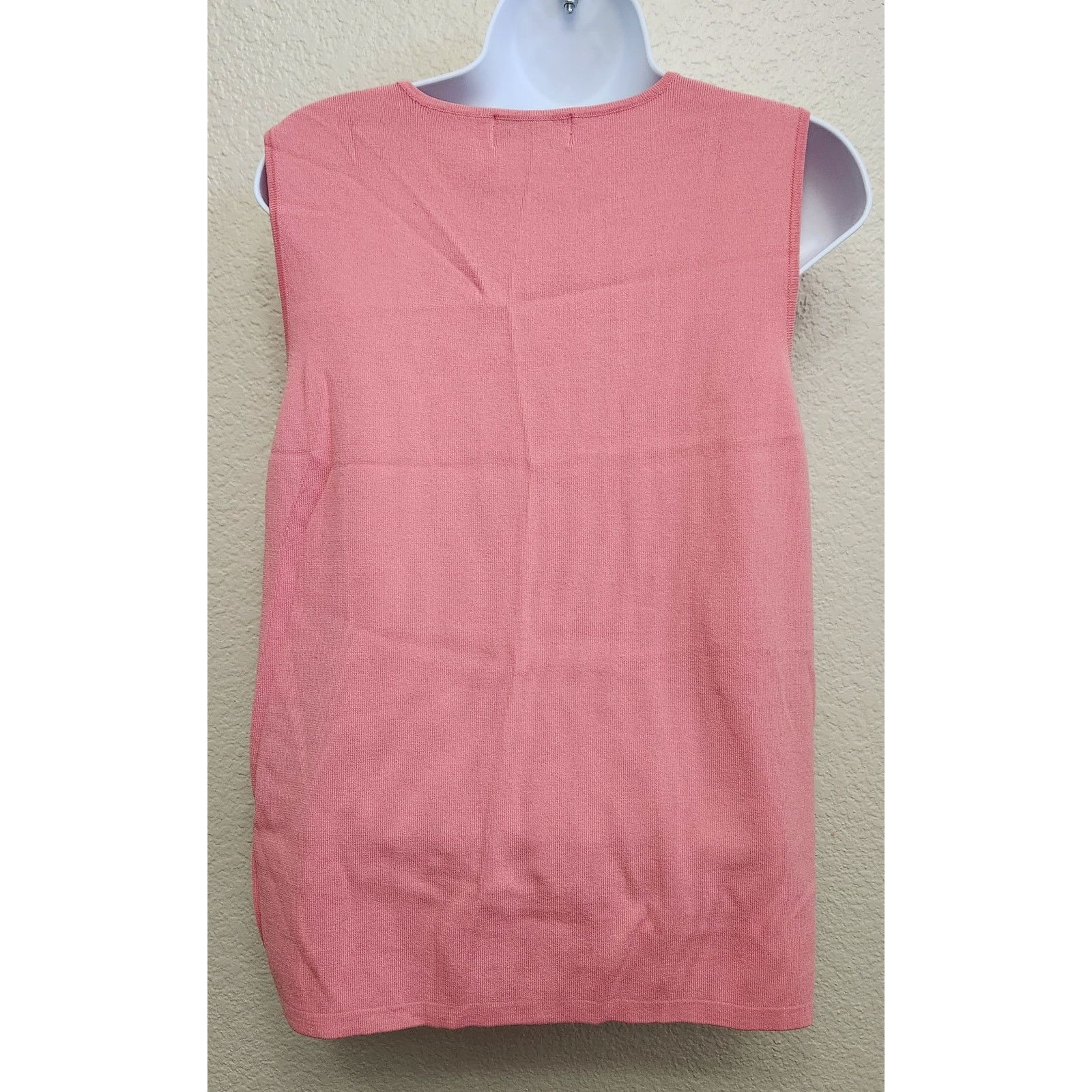Other Draper's & Damon's Pink Salmon Round Neck Sleeveless Top L Size L / US 10 / IT 46 - 2 Thumbnail