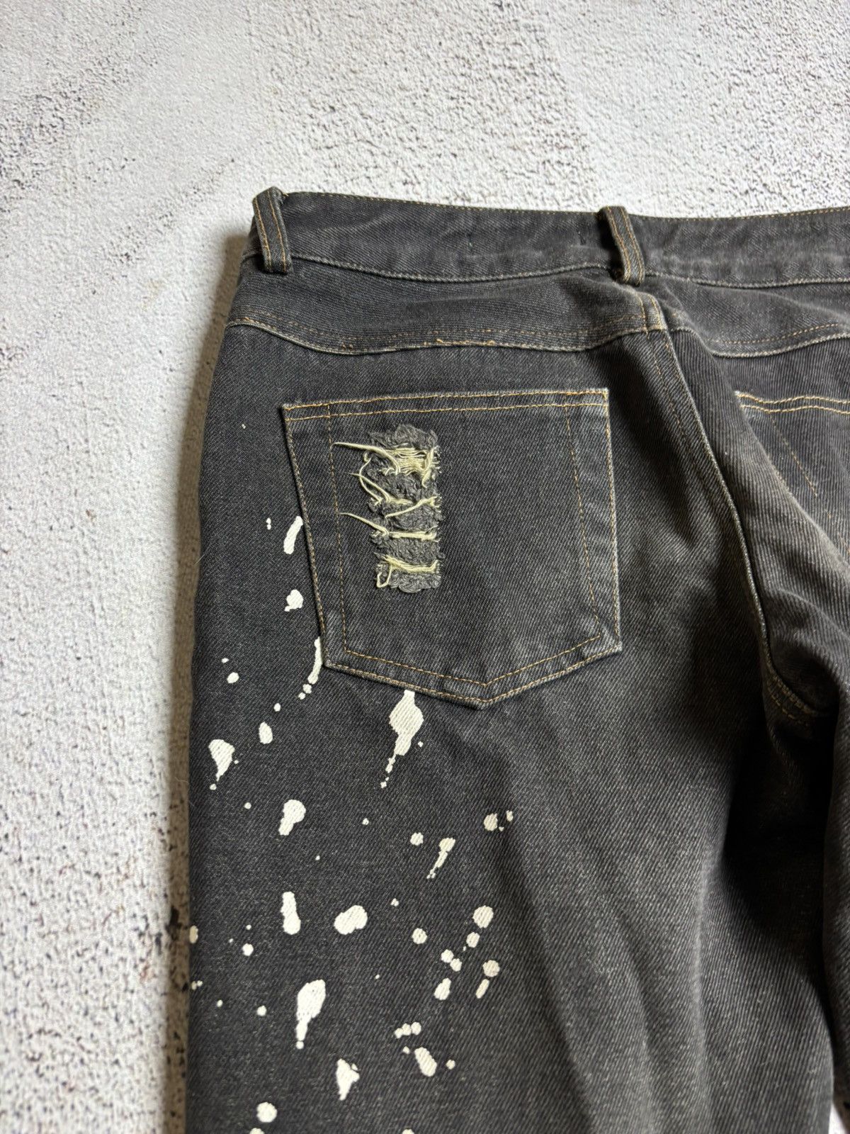 If Six Was Nine × Le Grande Bleu (L.G.B.) × Tornado Mart Flared painted Japan jeans Tornado Mart type boot cut L.G.B Size US 27 - 9 Thumbnail