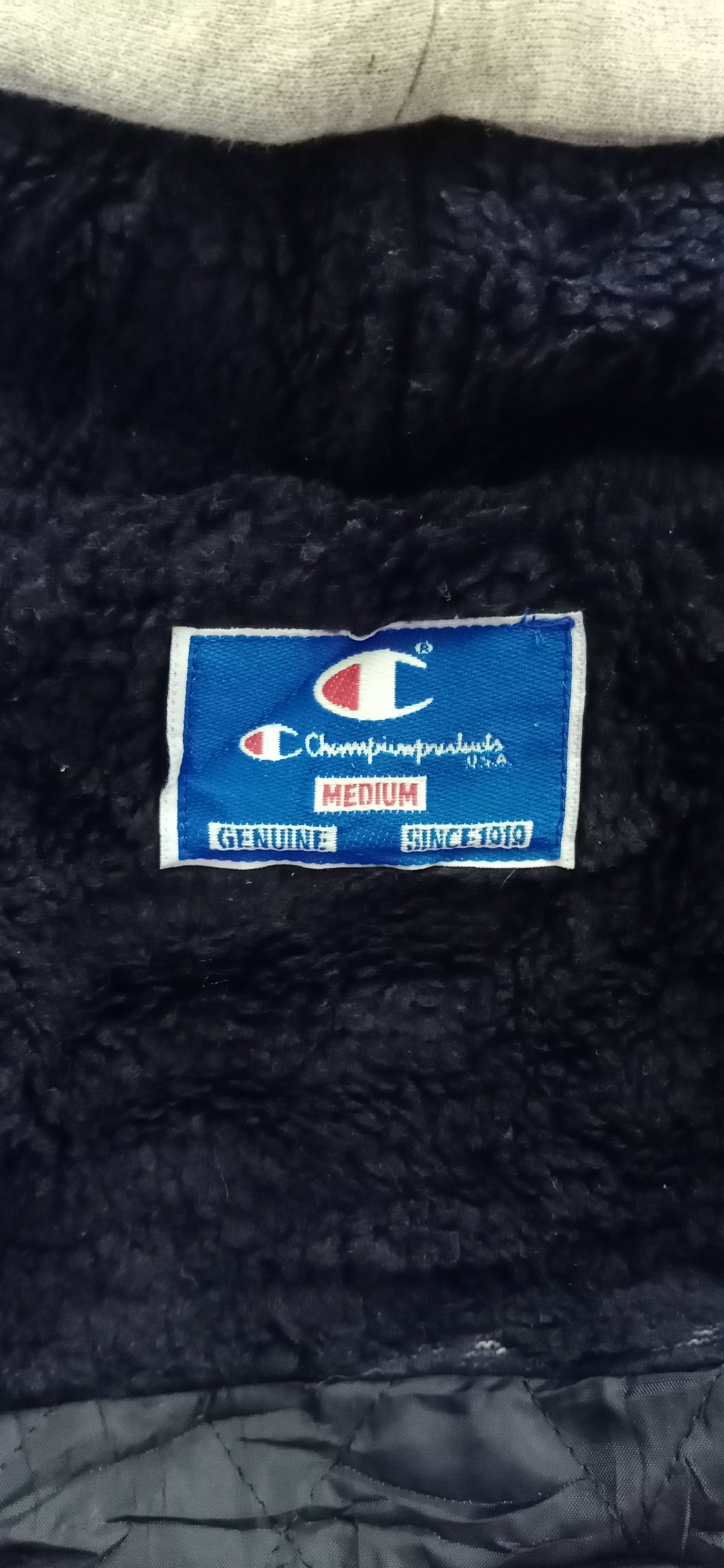 Champion × Vintage Vintage Champion Big Logo Hooded Sweater Size US XL / EU 56 / 4 - 3 Thumbnail
