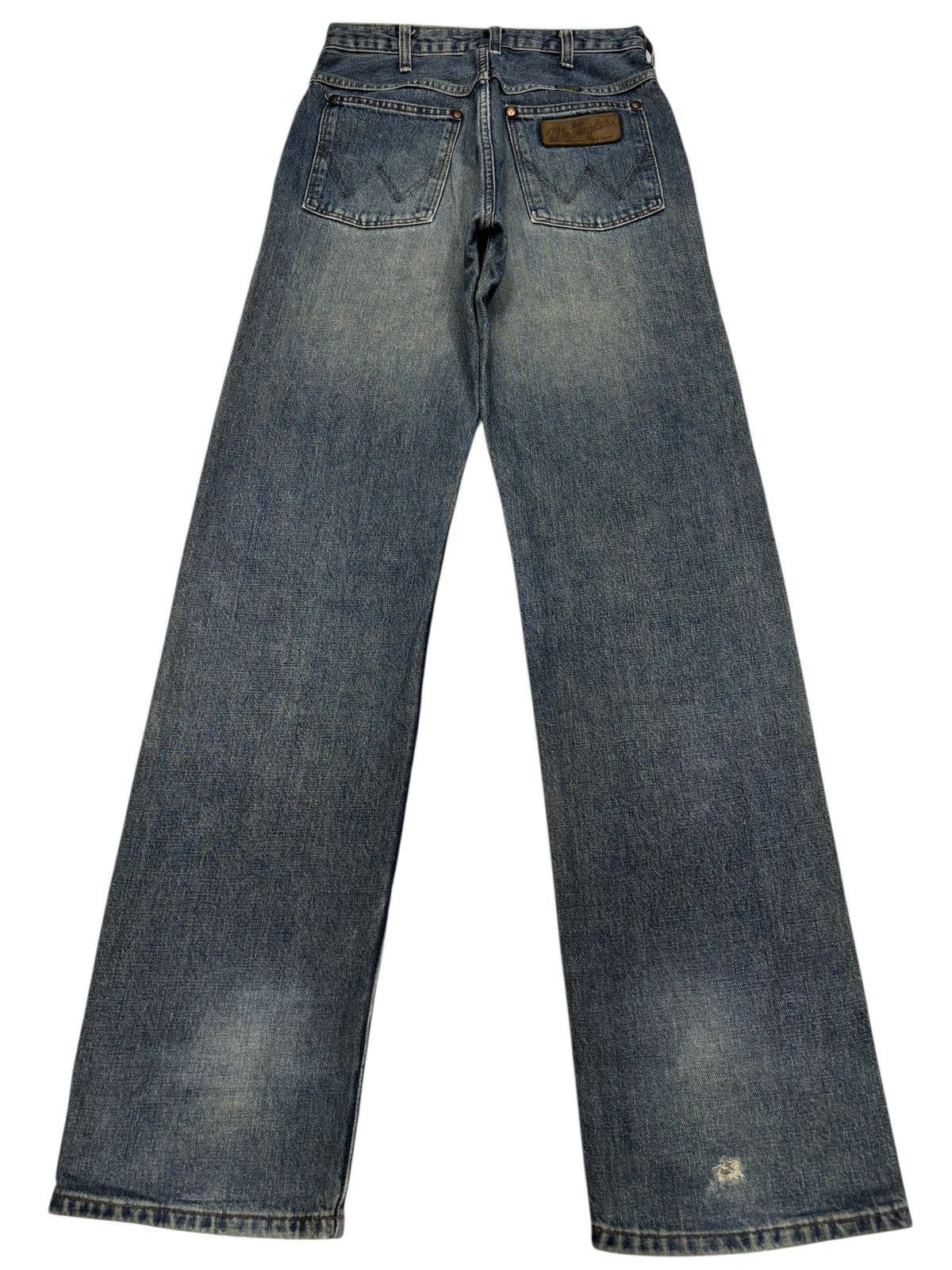 Kapital 💥VINTAGE WRANGLER LOOSE DISTRESSED DENIM JEANS Size US 27 - 2 Thumbnail
