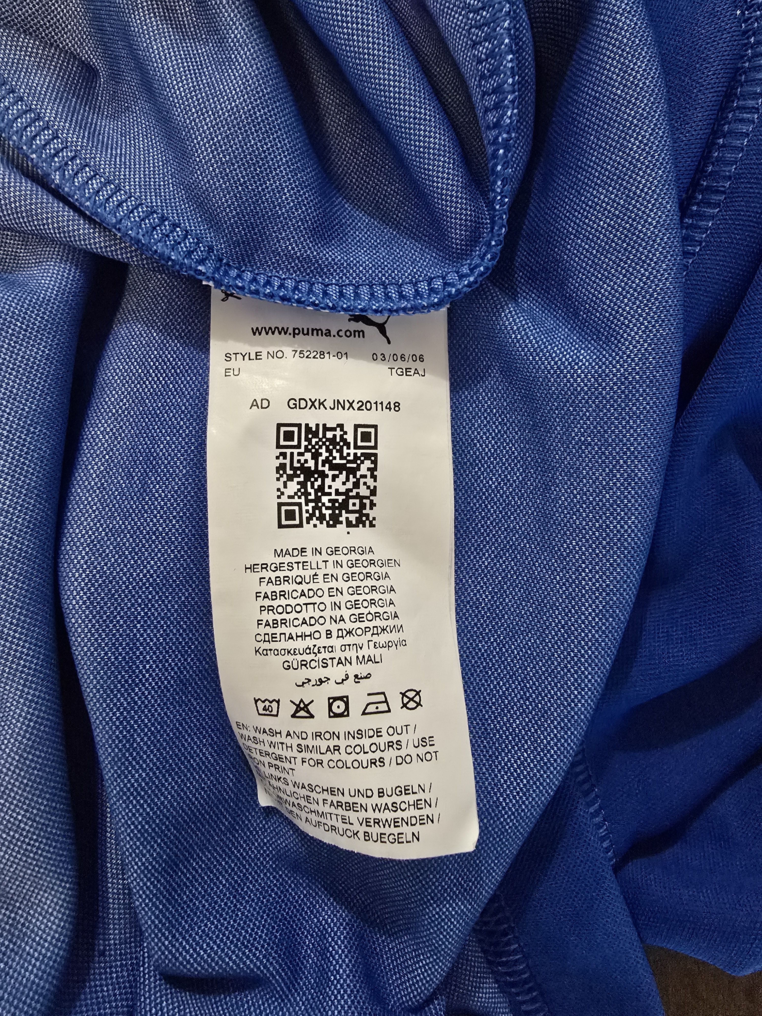 Puma Italy National Team Puma Soccer Jersey Blue Size US M / EU 48-50 / 2 - 3 Thumbnail
