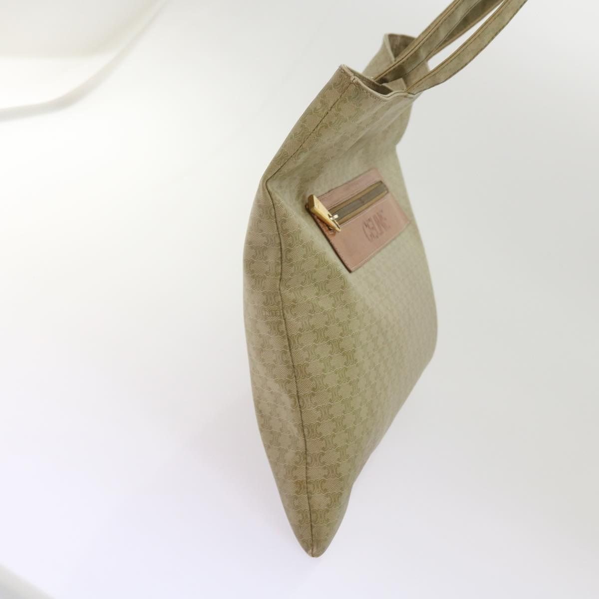 Celine CELINE Macadam Canvas Tote Bag Beige Size ONE SIZE - 6 Thumbnail