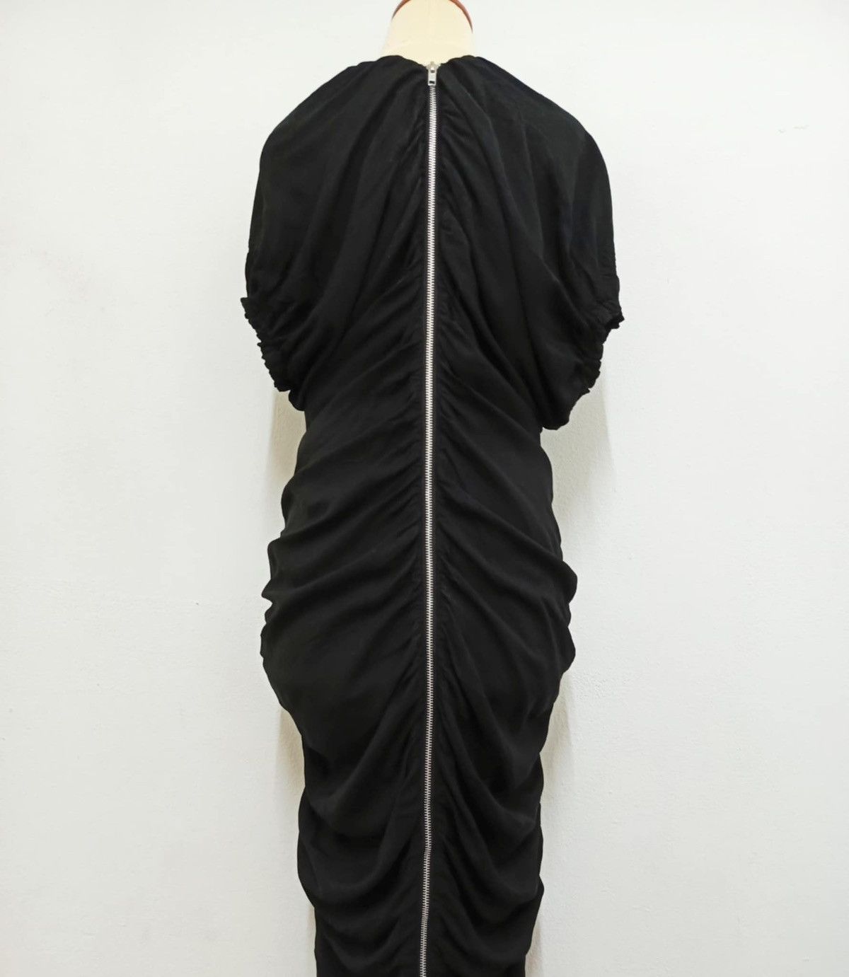 Limi Feu 🔥LIMI FEU RAYON&SILK BLACK ZIPPER MAXI DRESS Size S / US 4 / IT 40 - 4 Thumbnail