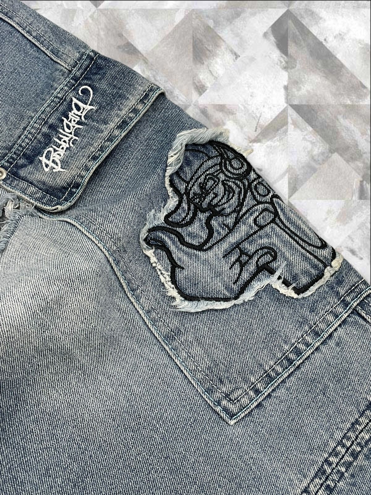JNCO Vintage Rare 1990s Designer Bobby Gang Baggy Cargo Denim Size US 30 / EU 46 - 9 Thumbnail