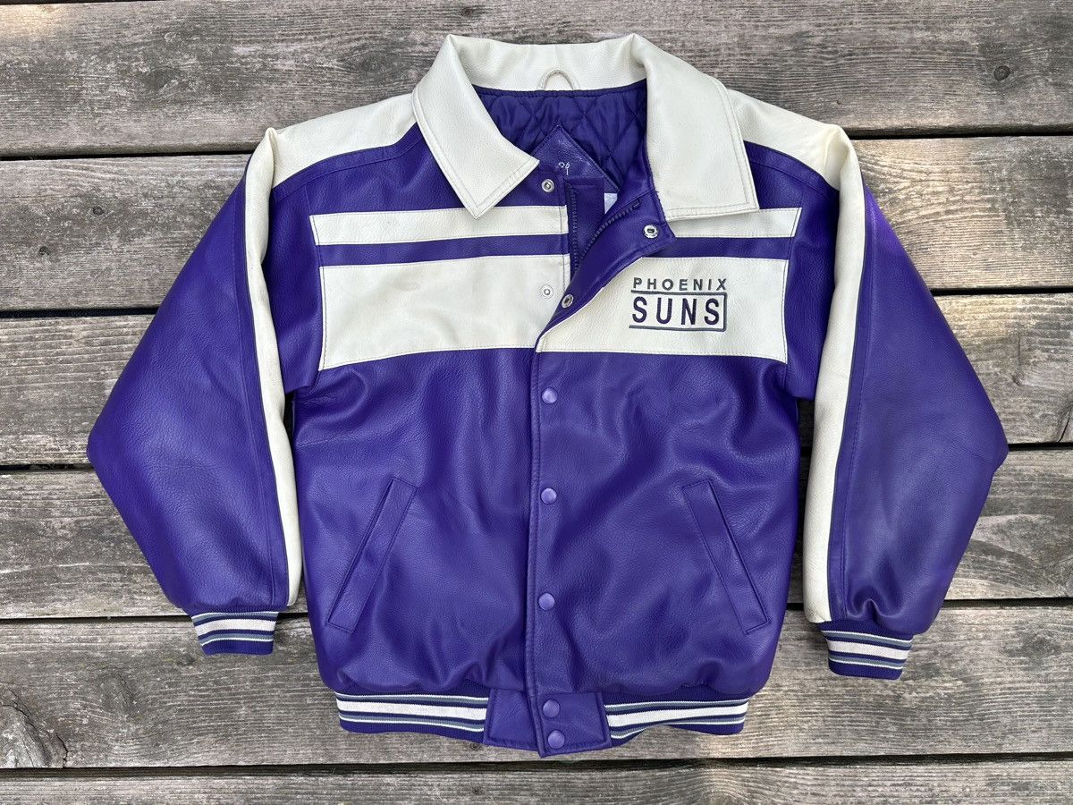 NBA Vintage Leather Phoenix Suns Jacket Size M / US 6-8 / IT 42-44 - 6 Thumbnail