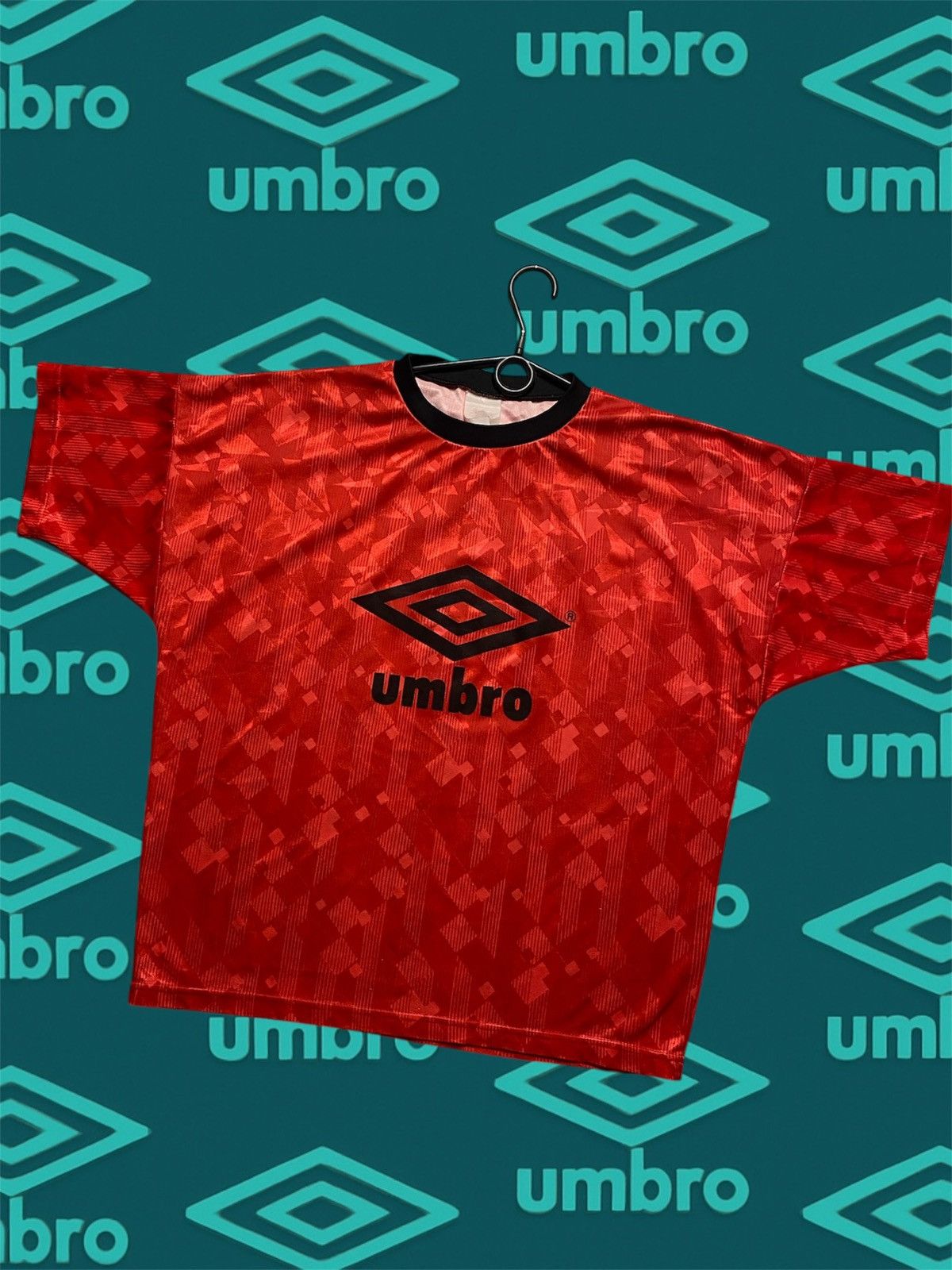 Umbro Vintage Umbro monogram Tee multilogo jersey XL Size US XL / EU 56 / 4 - 1 Thumbnail