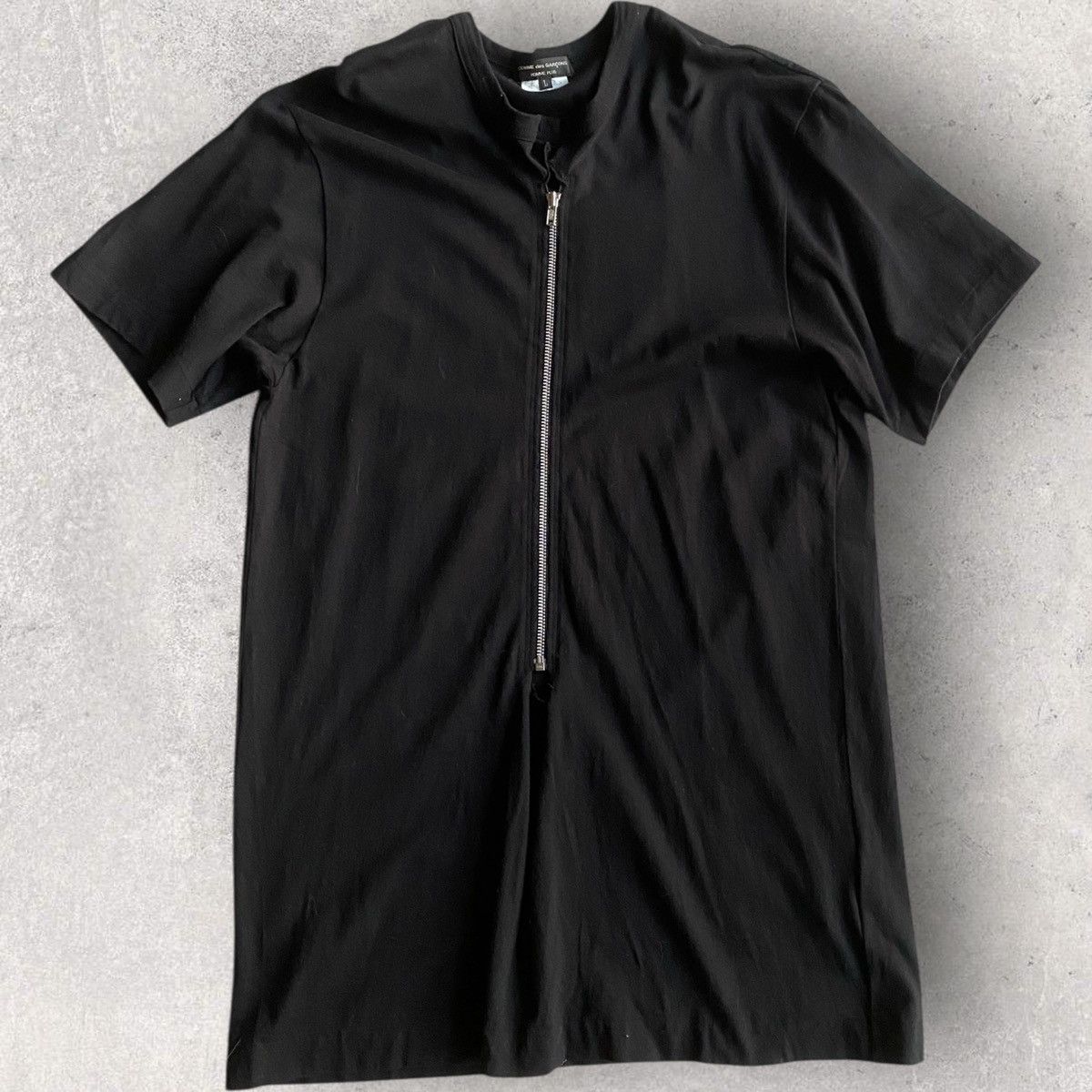 Comme des Garcons Homme Plus Fall14 Zip Up T Shirt Size US L / EU 52-54 / 3 - 3 Thumbnail
