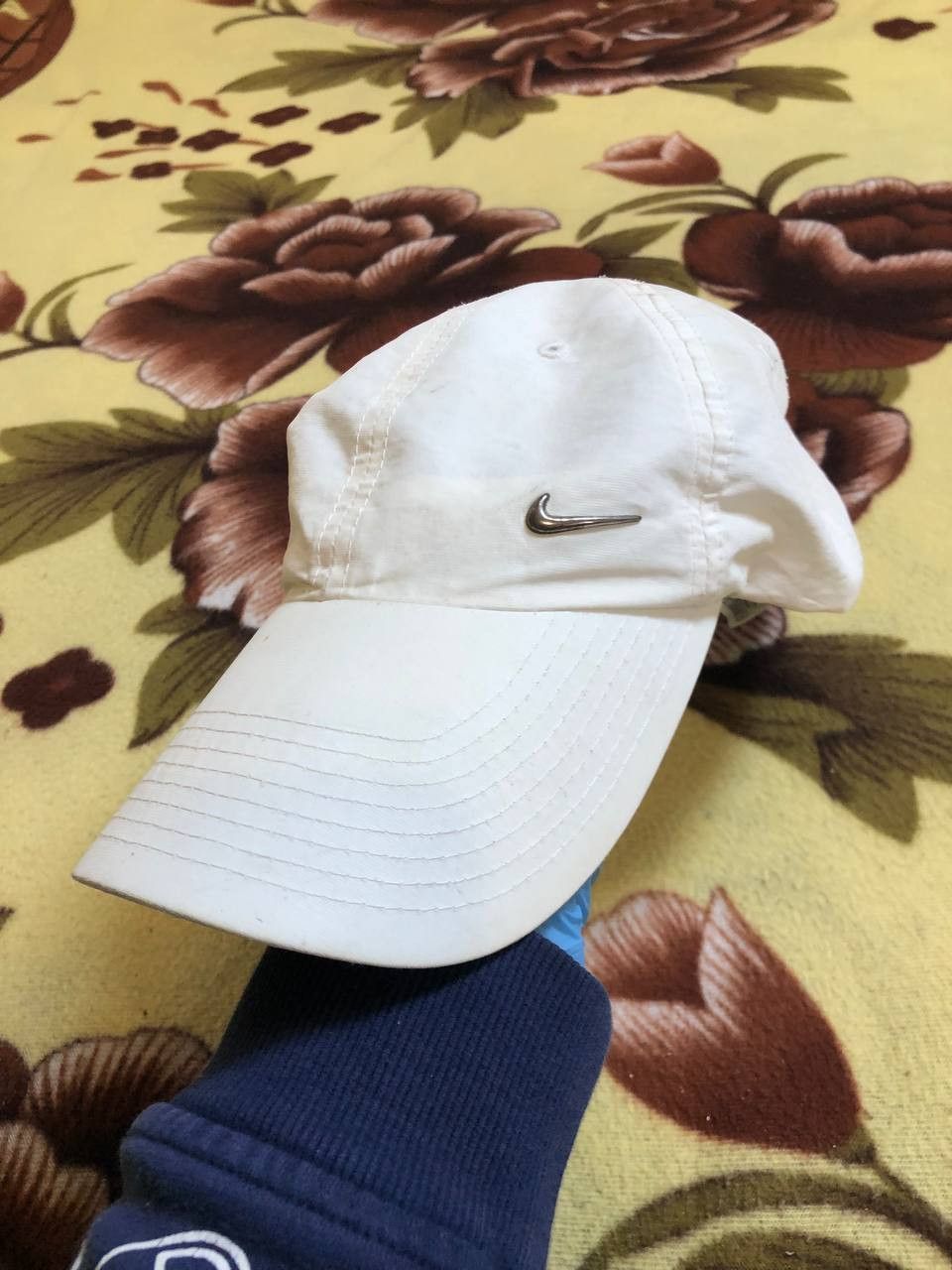 Nike Vintage Nike Swoosh Cotton Baseball Cap Size ONE SIZE - 1 Thumbnail