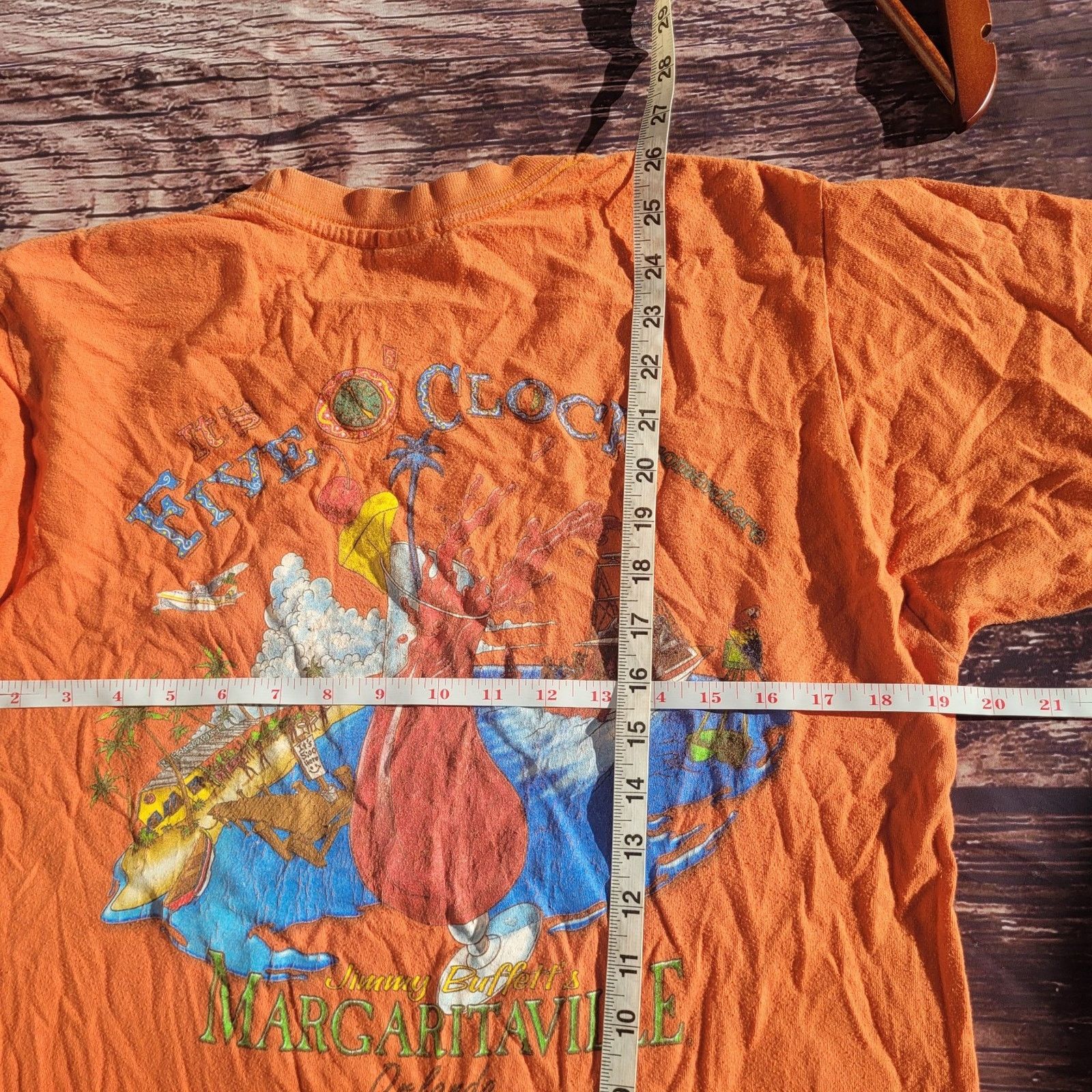 Other Vtg Y2k Jimmy Buffet Margaritaville tee shirt 5 somewhere Size US M / EU 48-50 / 2 - 5 Thumbnail