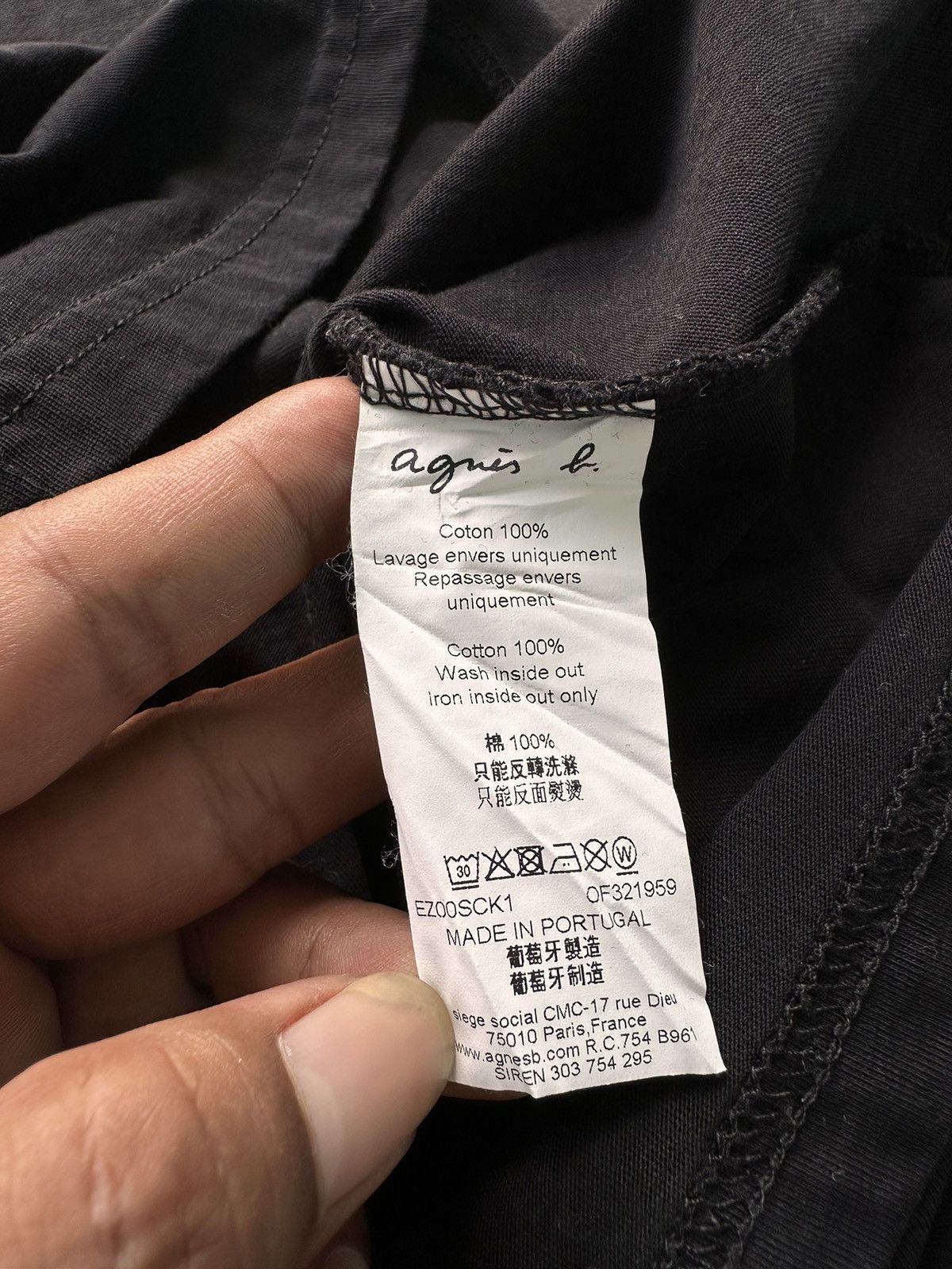 Designer × agnes b. Agnes B Franck Andre Jamme t-shirt Size US L / EU 52-54 / 3 - 6 Thumbnail