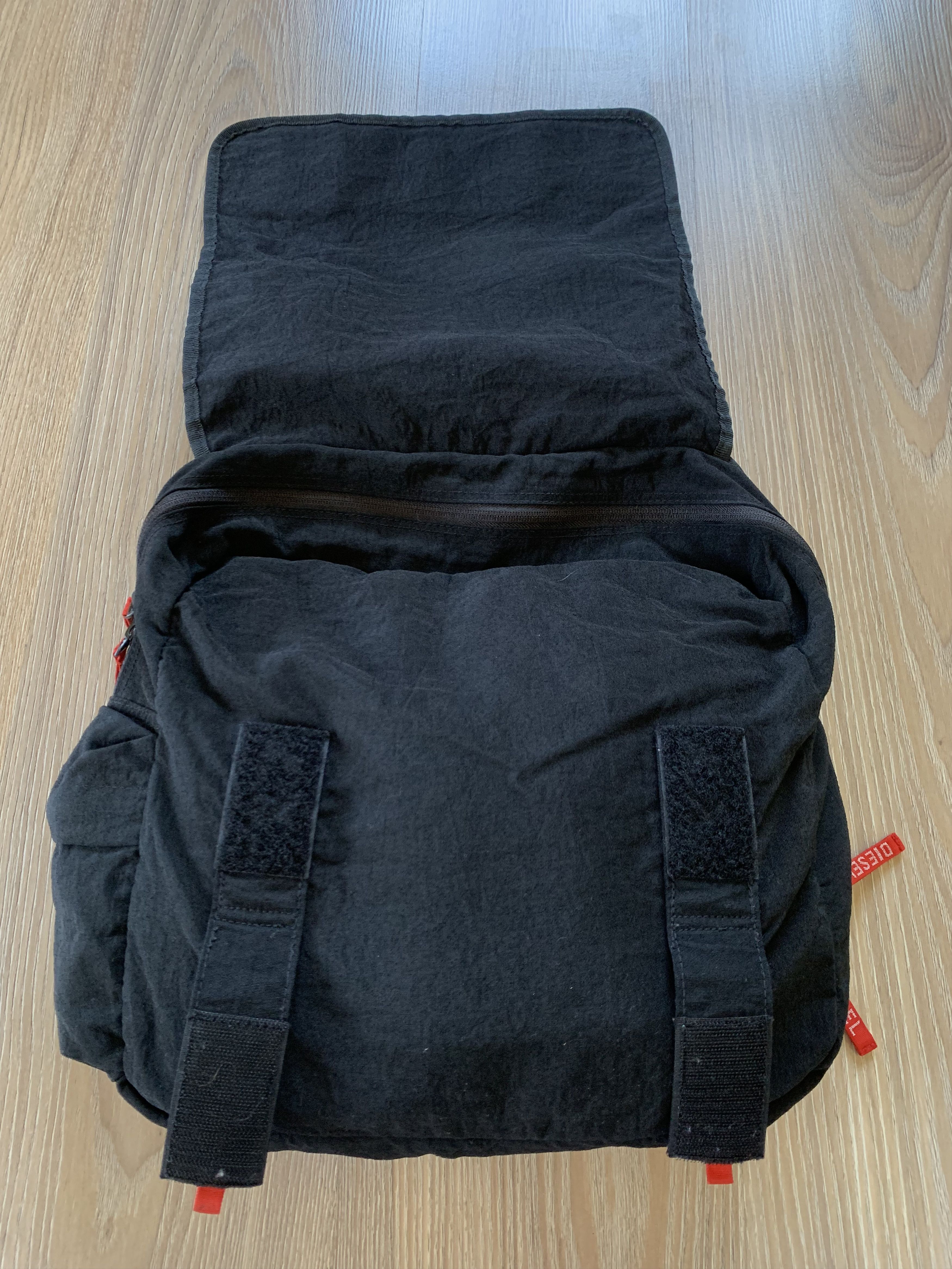 Diesel Diesel Mens Vintage Rare Cotton Black Backpack Archival Size ONE SIZE - 5 Thumbnail