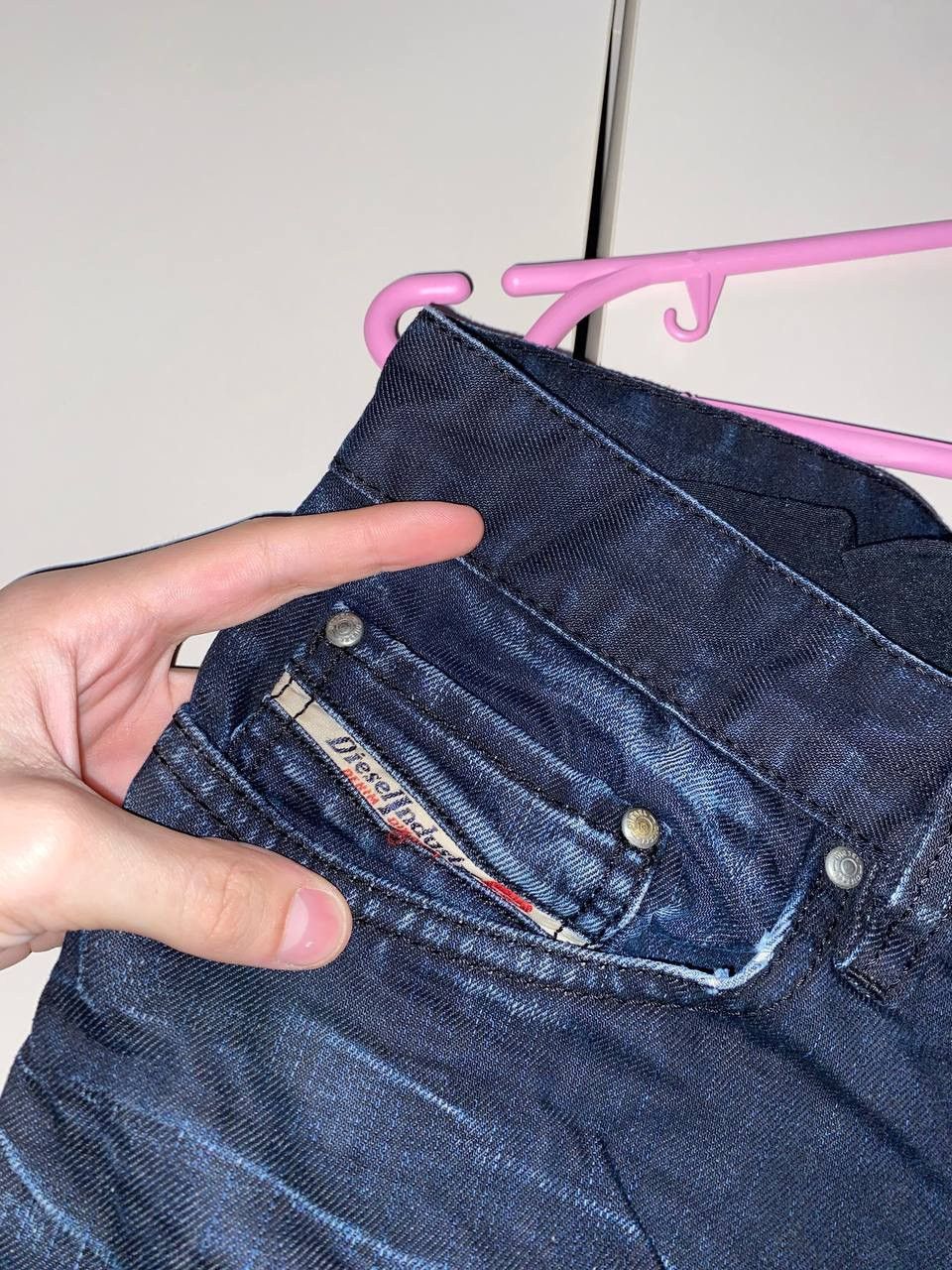 Diesel × Vintage VTG Diesel Washed Jeans 90s Size US 36 / EU 52 - 9 Thumbnail