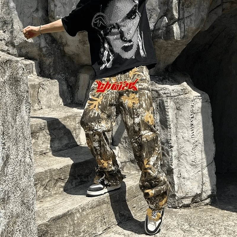 Other Embroidery Camouflage Cargos Pant Size US 28 / EU 44 - 8 Thumbnail