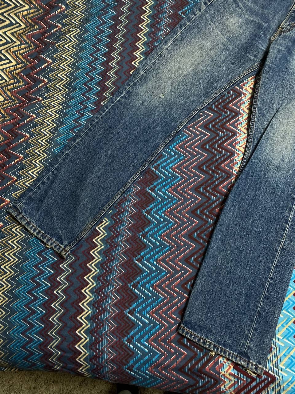 Levi's Crazy vintage y2k Levi’s 505 faded washed denim jeans skater Size US 32 / EU 48 - 12 Thumbnail