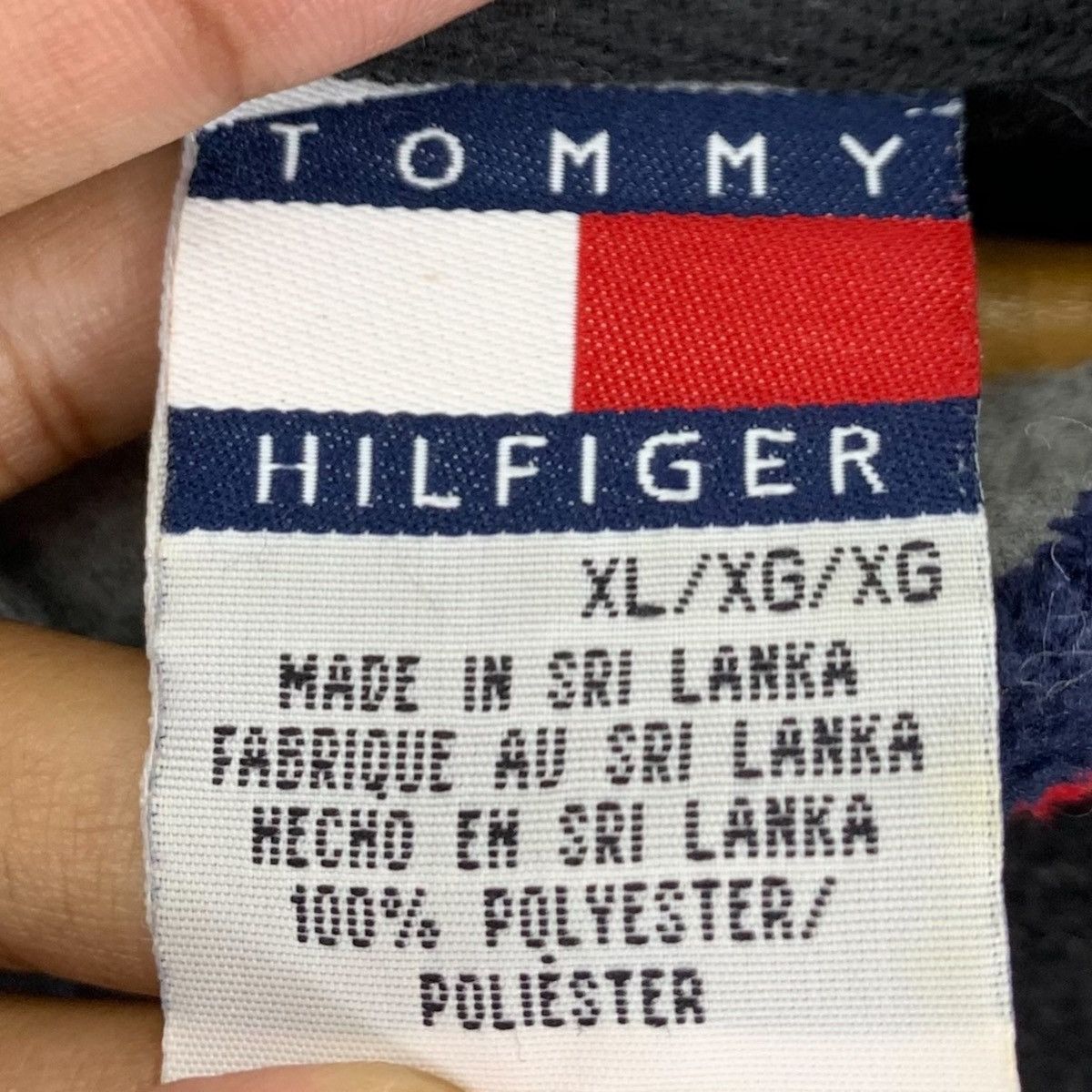 Tommy Hilfiger × Vintage Vintage TOMMY HILFIGER Fleece Turtle Neck Crop Top Long Size M / US 6-8 / IT 42-44 - 6 Thumbnail