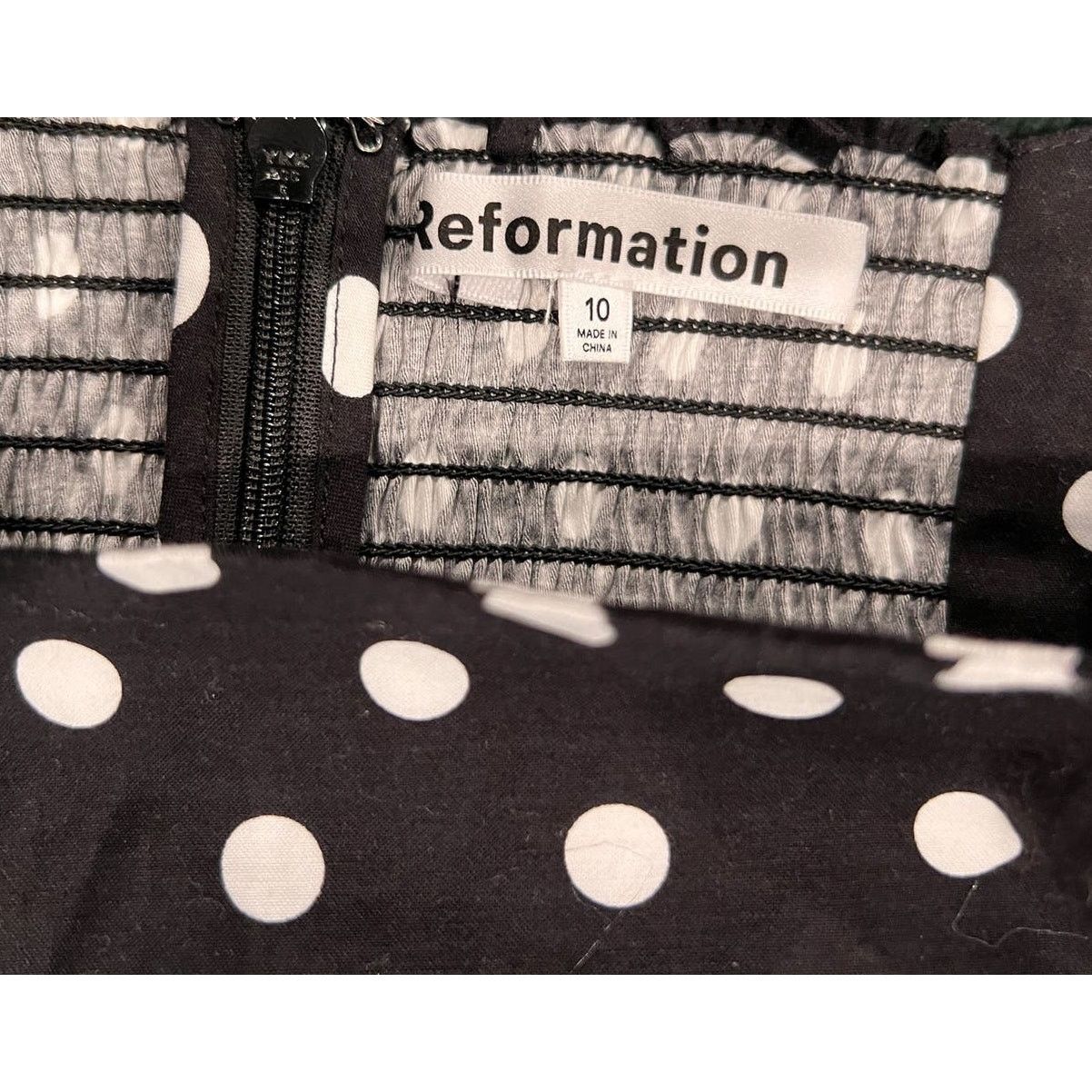Reformation Reformation Michaela Organic Cotton A-Line Dress Size 10 Size L / US 10 / IT 46 - 5 Thumbnail