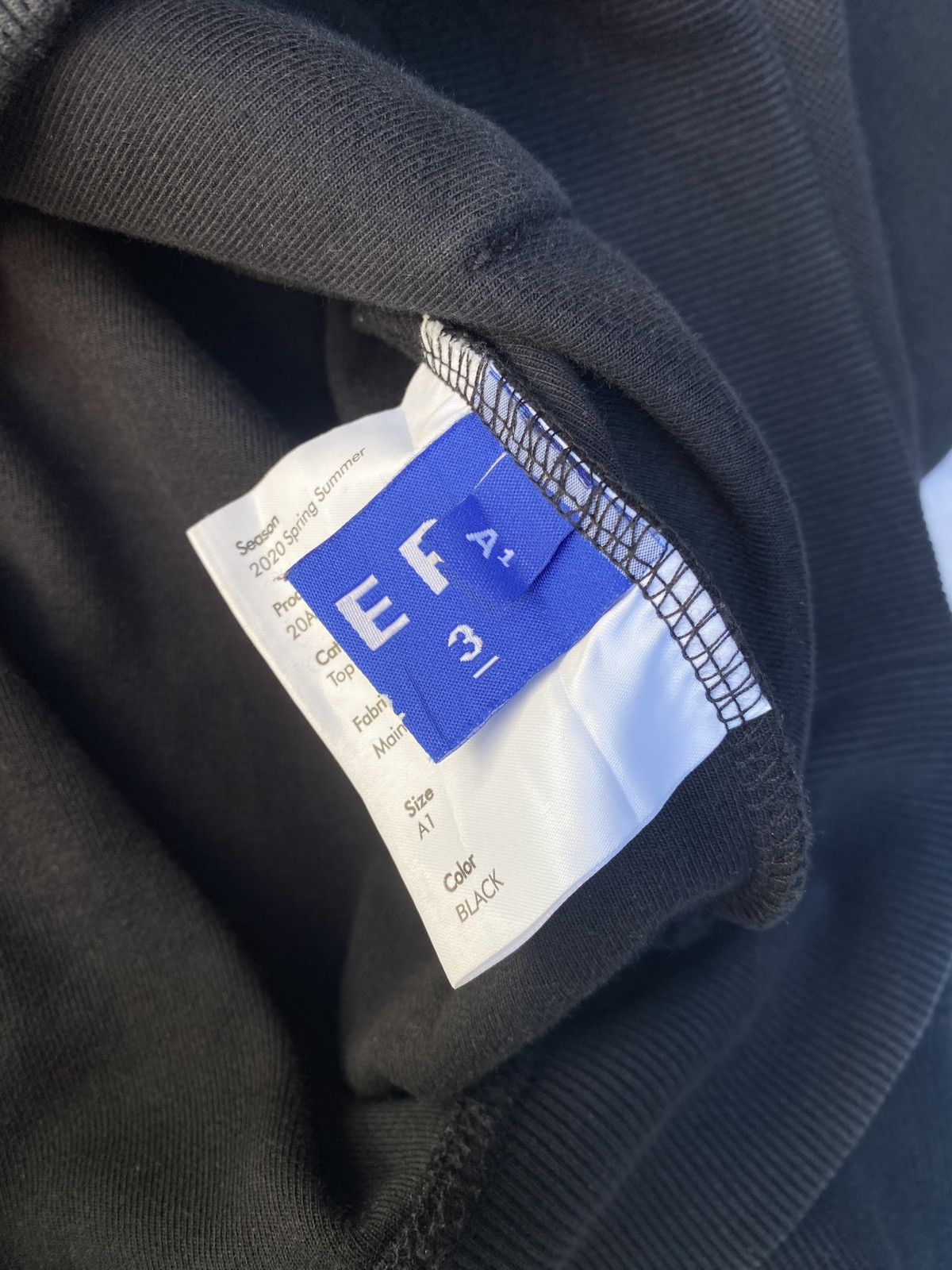 Ader Error Asymmetrical Hoodie from Ader Error black rivet label Size US L / EU 52-54 / 3 - 12 Thumbnail