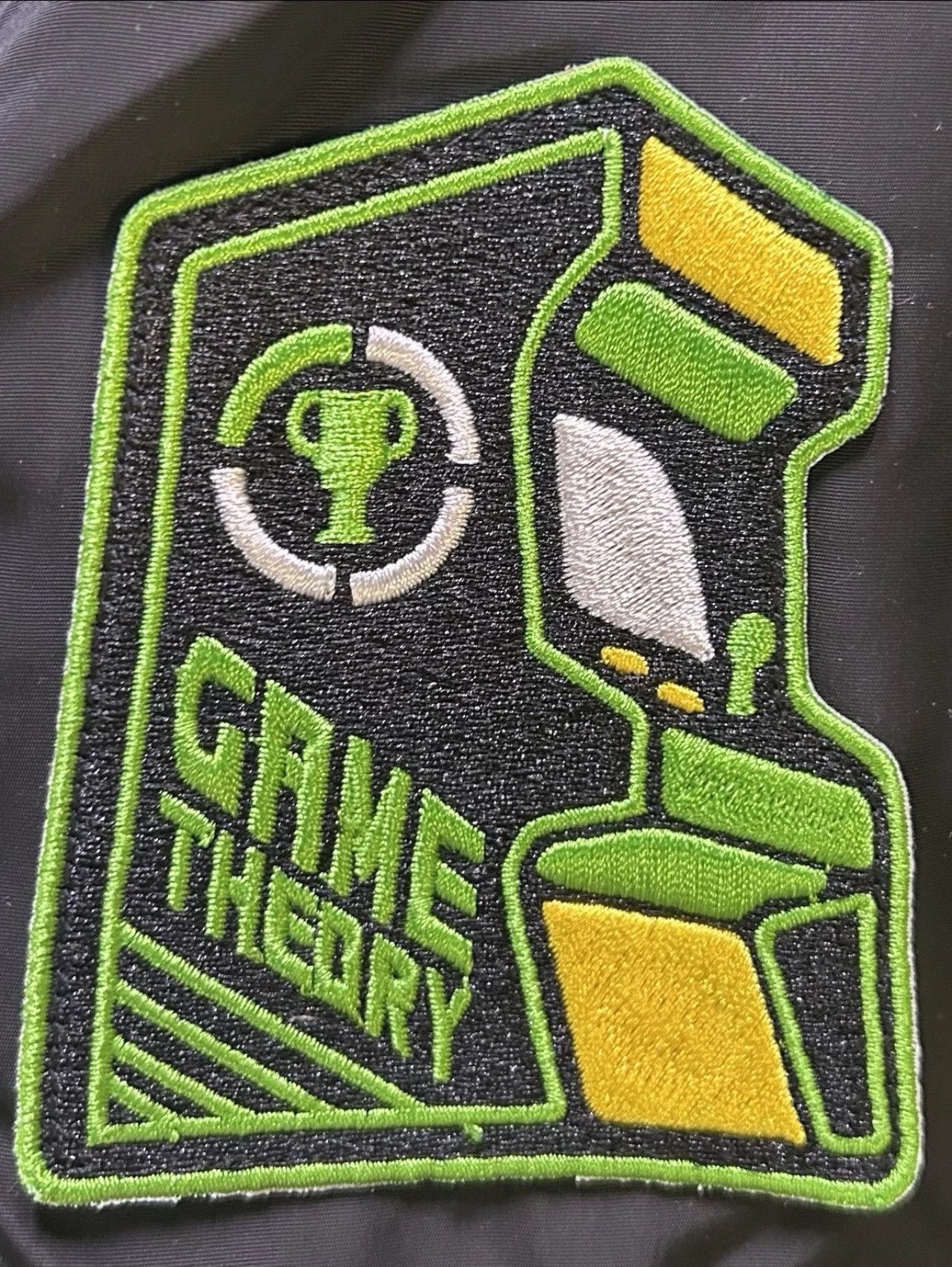 Other Game Theory RARE Black Bomber Jacket Retro Patches Sz L Size US L / EU 52-54 / 3 - 5 Thumbnail