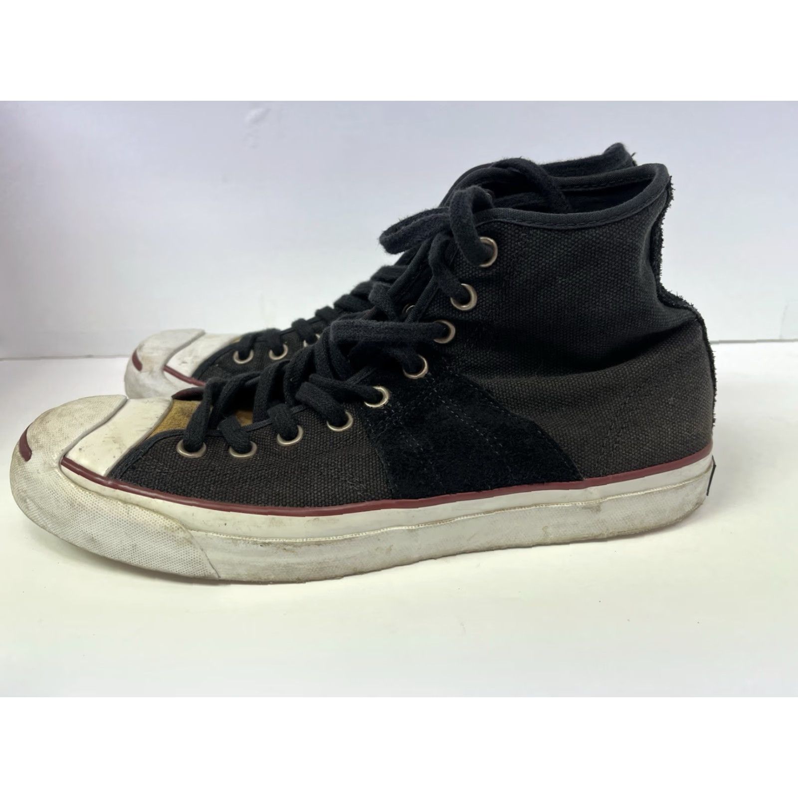 Converse Converse Jack Purcell Deus Ex Machina High Top Men Size 10 Black Leather Cap Toe Sneakers City Classic Designer Skater Limited Edition Size US 9 / EU 42 - 4 Thumbnail