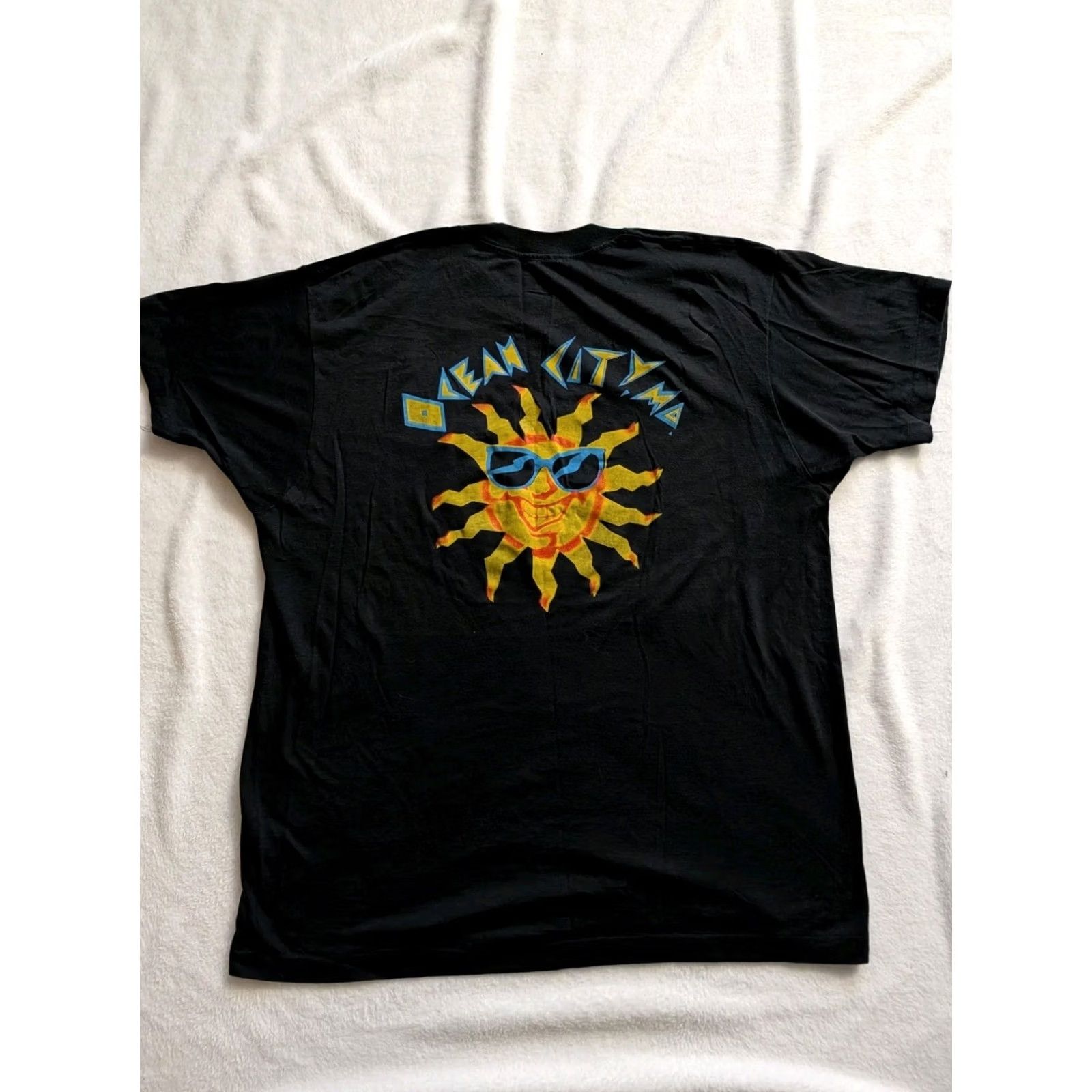 Vintage VINTAGE Life's A Beach Shirt Mens Tourist Destination Ocean City MD 80s XXL EUC Size US XXL / EU 58 / 5 - 3 Thumbnail