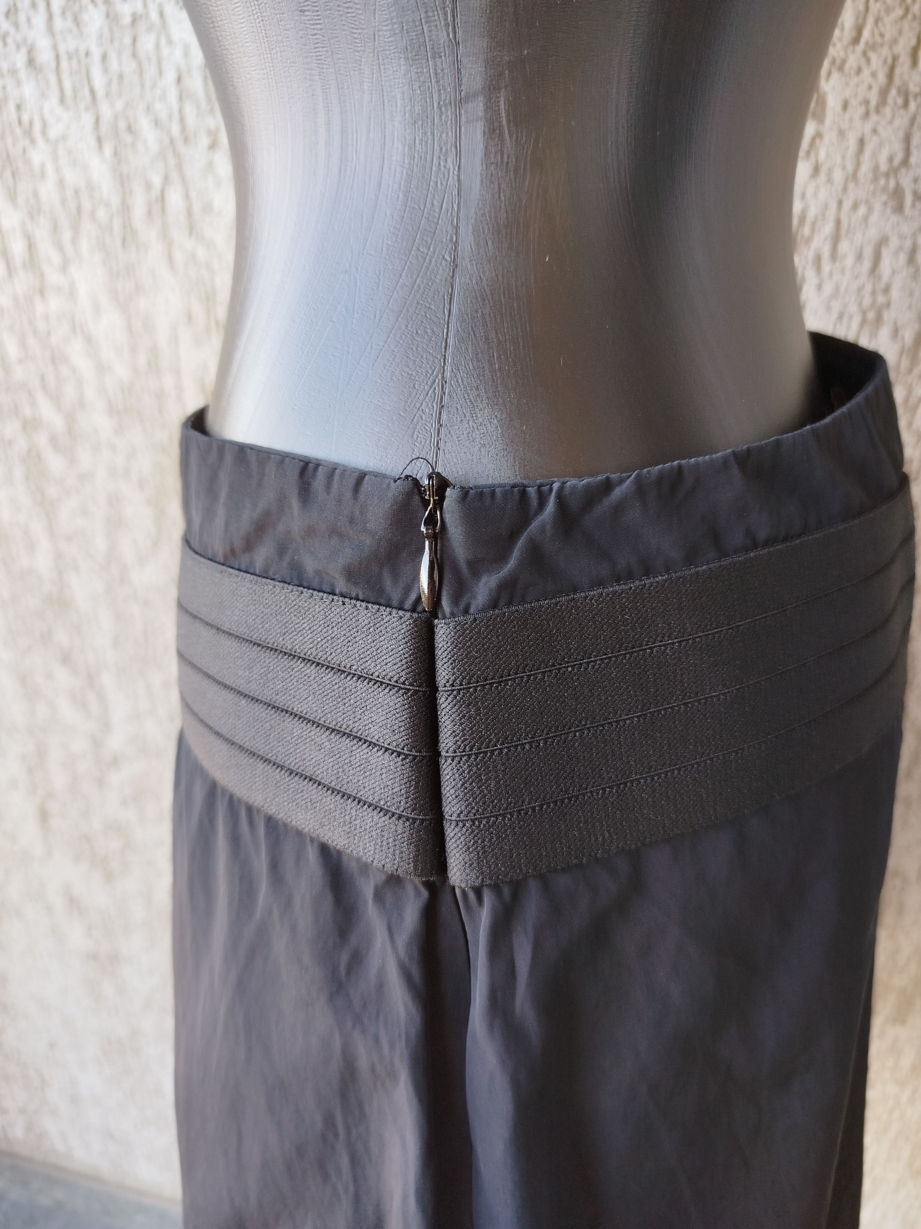 Sarah Pacini Balloon Skirt Lined Zip Cotton Blend Italy Size 2/M Size 28" / US 6 / IT 42 - 6 Thumbnail