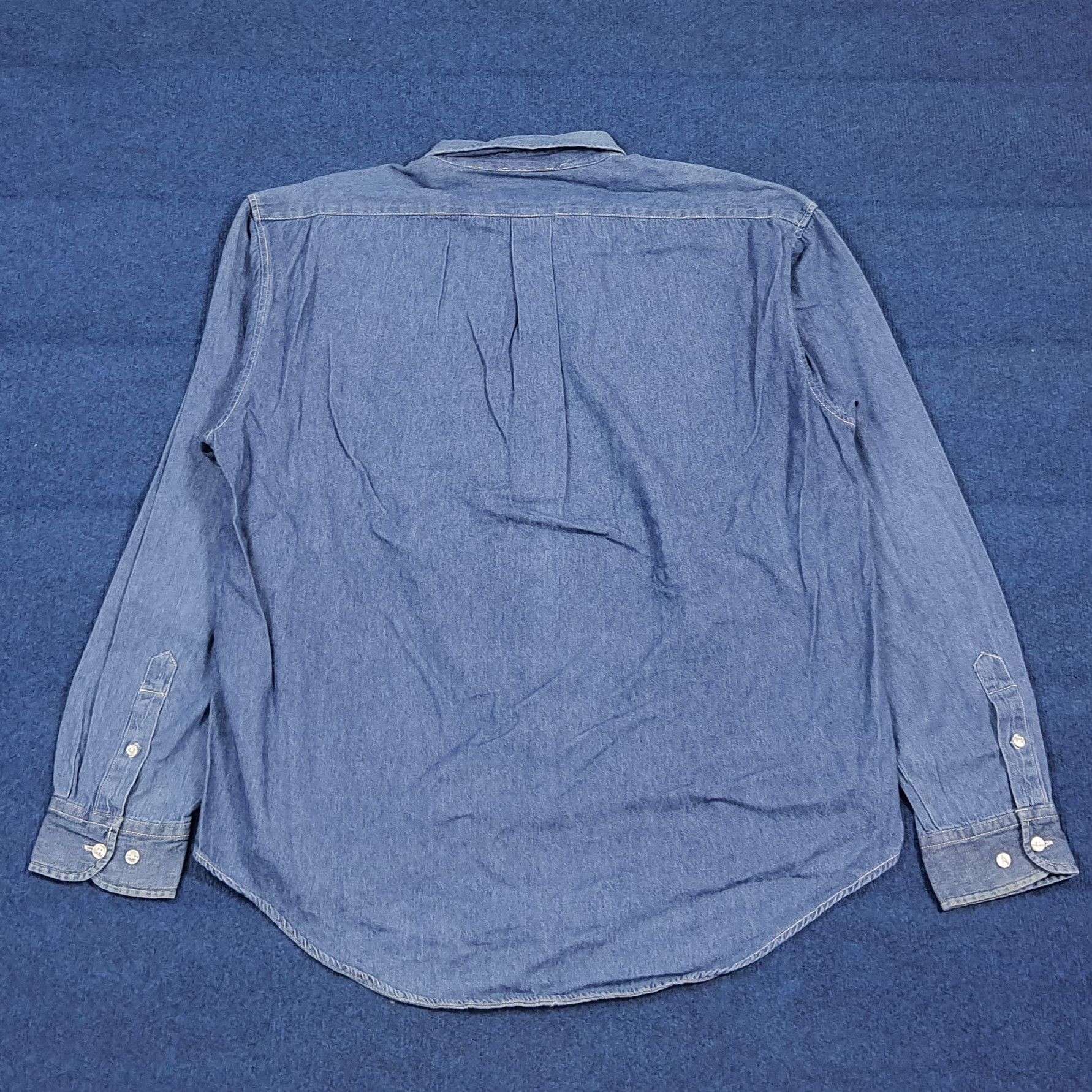 Polo Ralph Lauren Vintage Ralph Lauren Denim Style Button Up Shirt C294N27 Size US XL / EU 56 / 4 - 3 Thumbnail