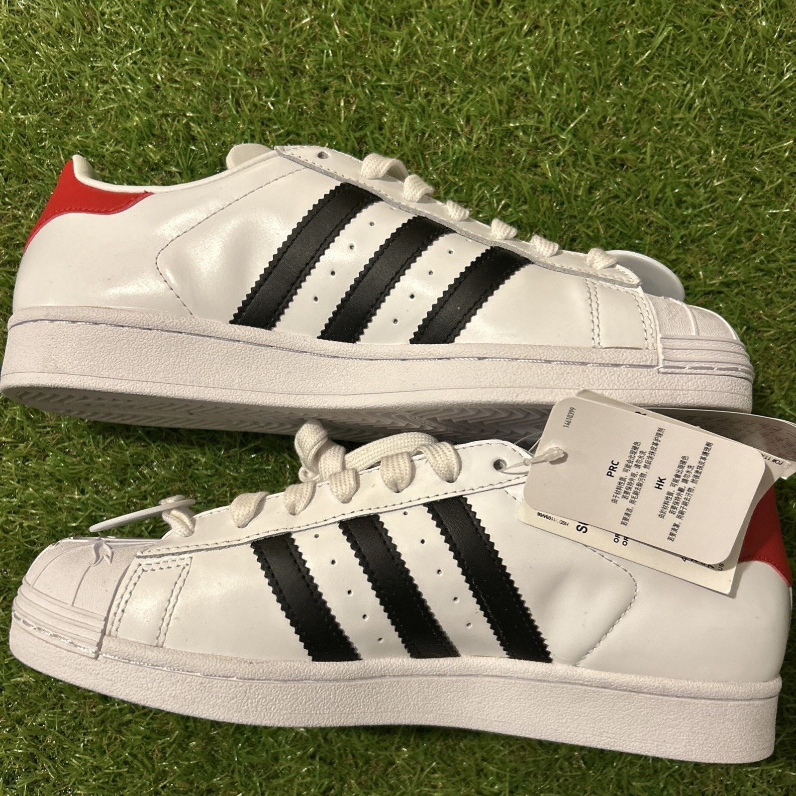 Adidas Size 7.5 Nigo x adidas Superstar Bearfoot White Men’s Shoes Size US 7.5 / EU 40-41 - 3 Thumbnail