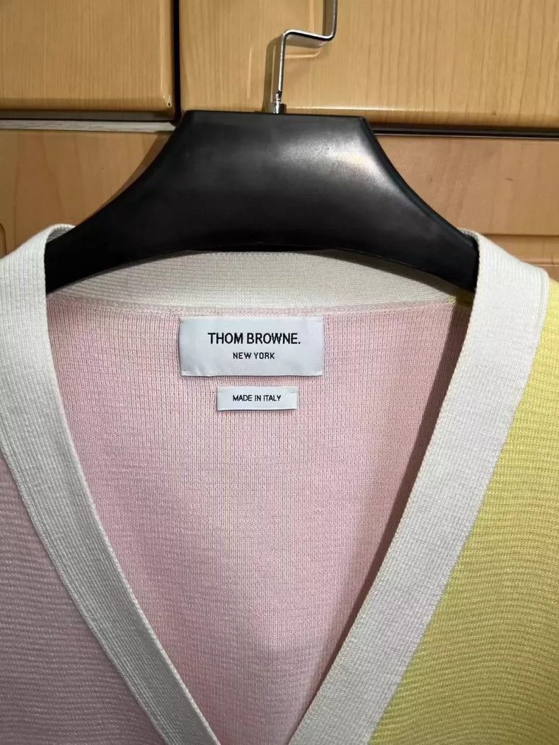 Thom Browne Thom Browne Color patchwork cardigan Size S / US 4 / IT 40 - 2 Thumbnail
