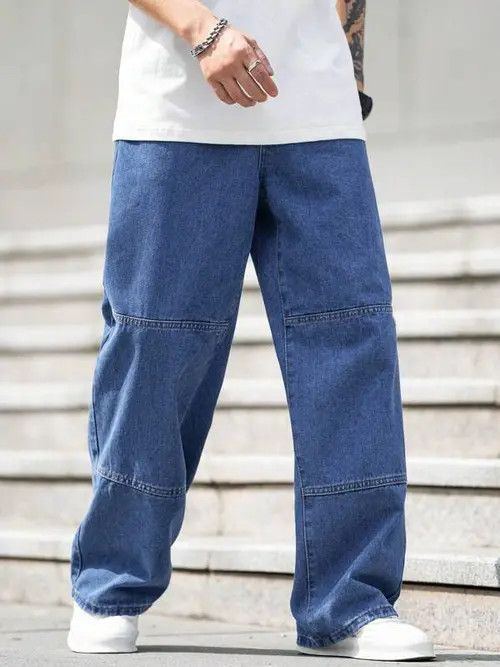 Japanese Brand × Vintage Star Skate Baggy Denim Jeans Loose fit Size US 32 / EU 48 - 2 Thumbnail
