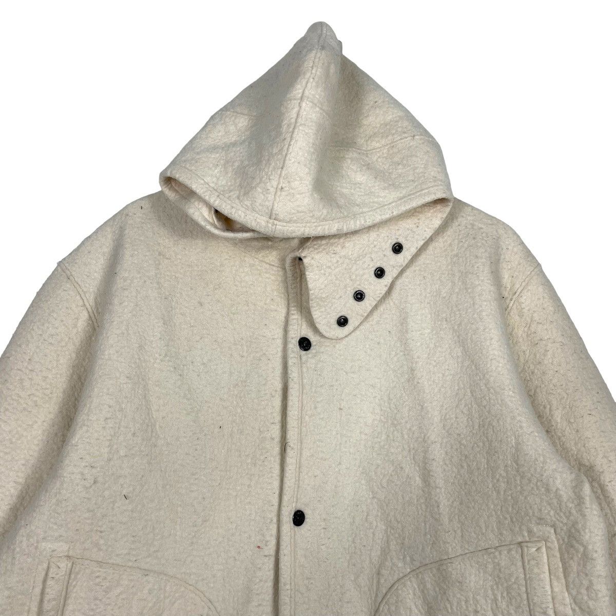Massimo Osti × Stone Island 💥AW2003 STONE ISLAND SHERPA BUTTON JACKET Size US L / EU 52-54 / 3 - 2 Thumbnail