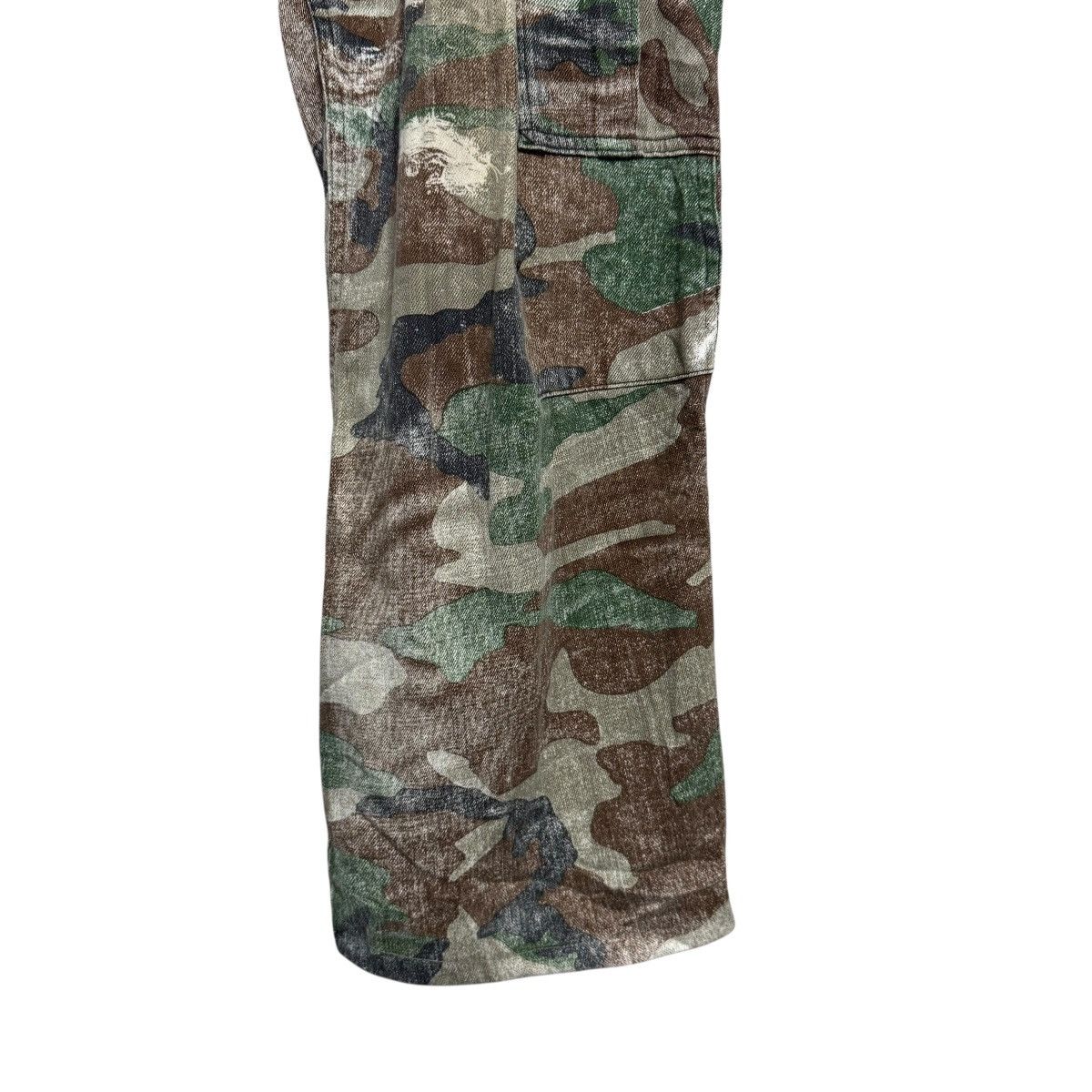 Japanese Brand RNA SLANG Cargo Camo Cropped Pants Size US 30 / EU 46 - 8 Thumbnail