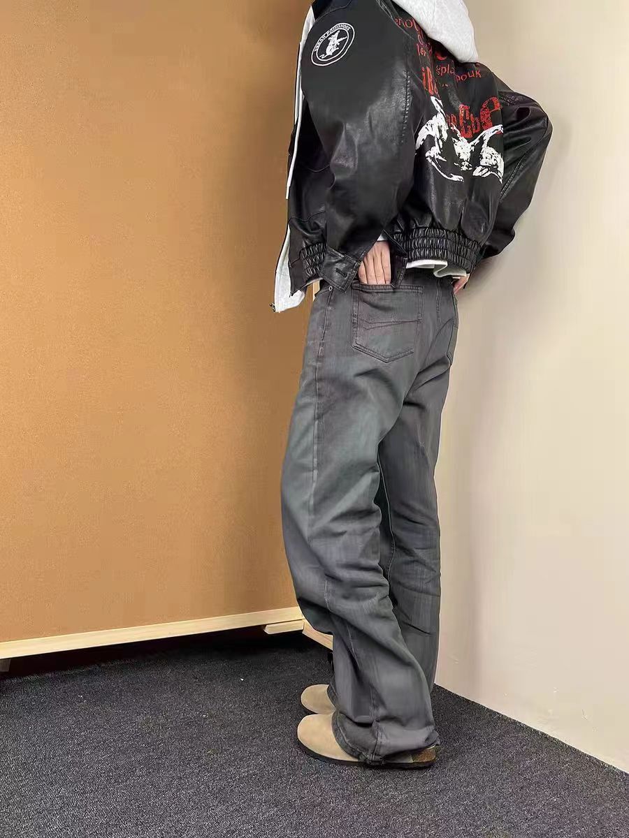 Japanese Brand × Vintage Vintage street Y2K washed and aged micro flare jeans Size US 32 / EU 48 - 4 Thumbnail