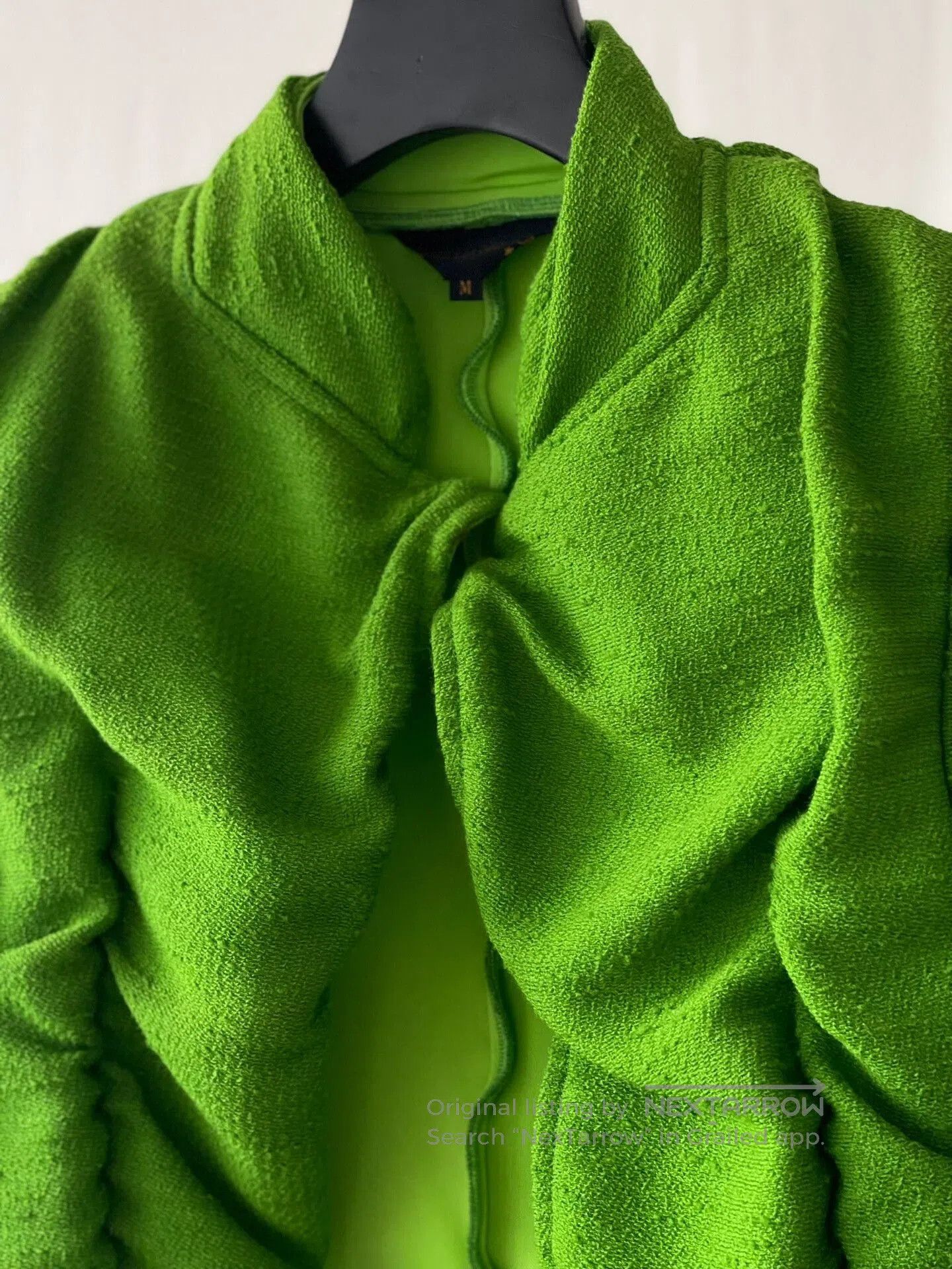 Comme des Garcons CDG Archive Green Ruffled Jacket. Size M / US 6-8 / IT 42-44 - 7 Thumbnail