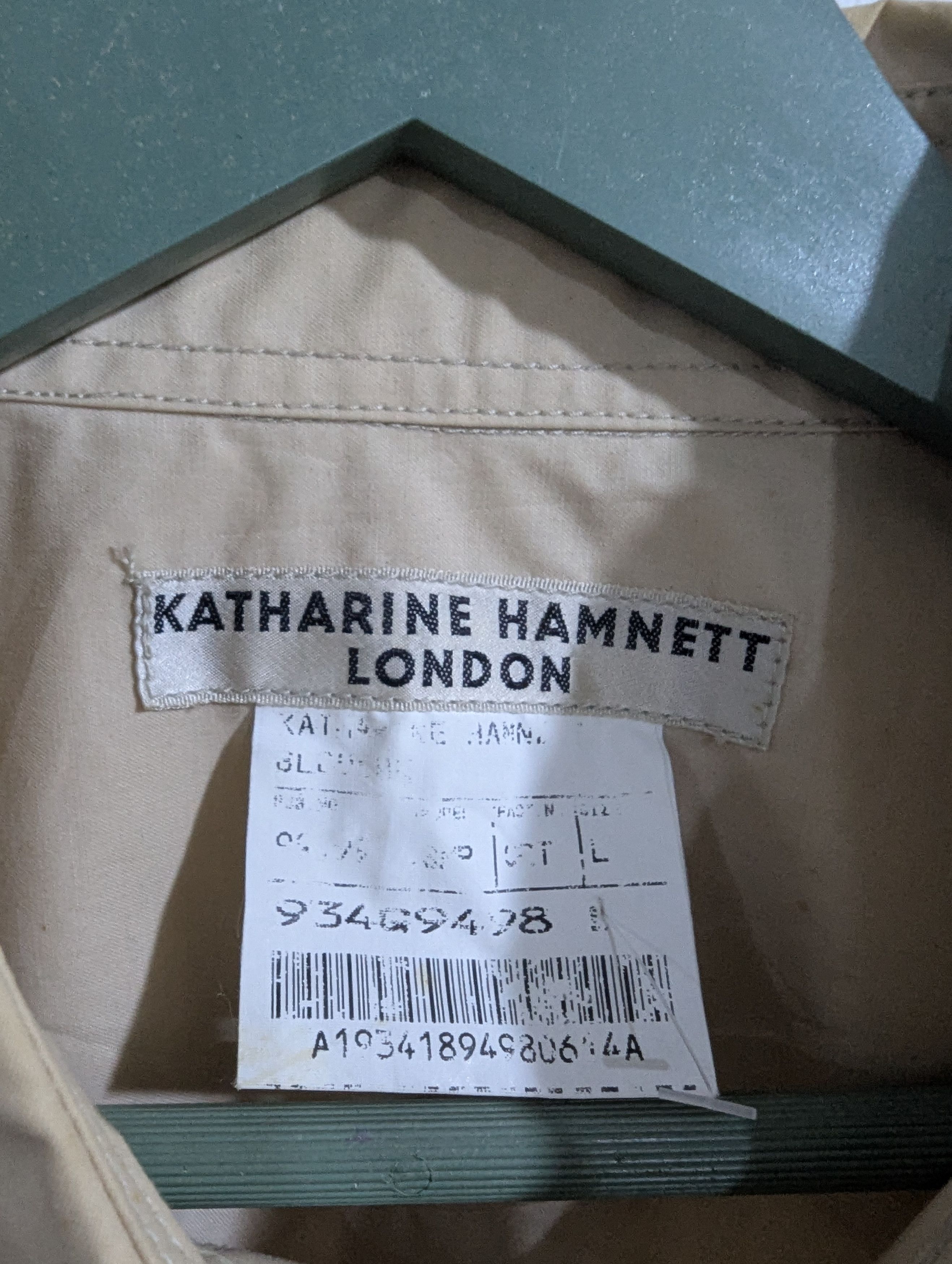 Japanese Brand × Katharine Hamnett London × Vintage Katharine hamnett london Size US L / EU 52-54 / 3 - 4 Thumbnail