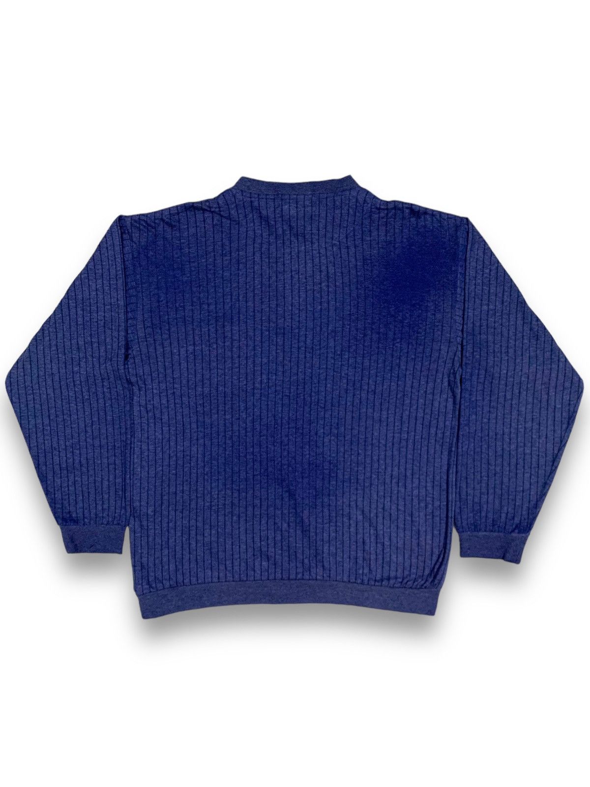 Lyle & Scott Vintage Lyle & Scott Striped Small Logo Pullover Sweater Size US M / EU 48-50 / 2 - 2 Thumbnail