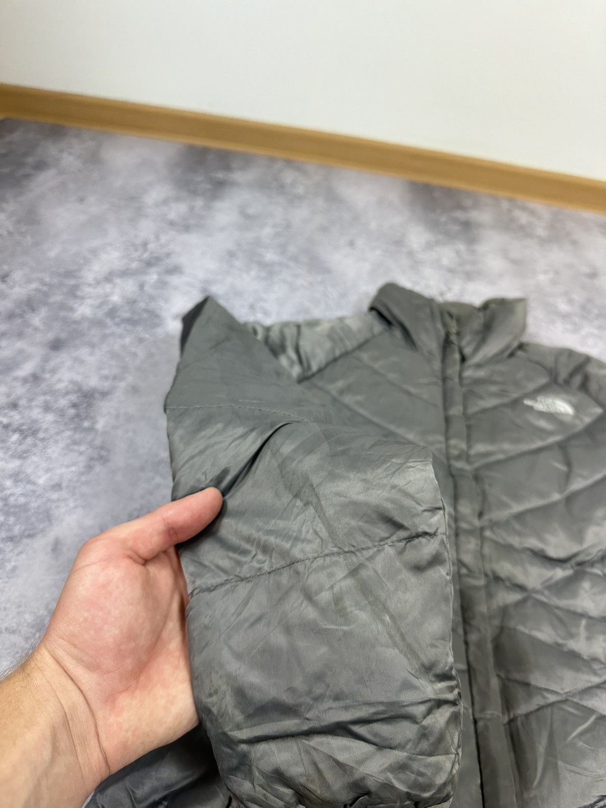 The North Face × Vintage Vintage The North Face 550 Down Nuptse Y2K Puffer Jacket Size S / US 4 / IT 40 - 7 Thumbnail