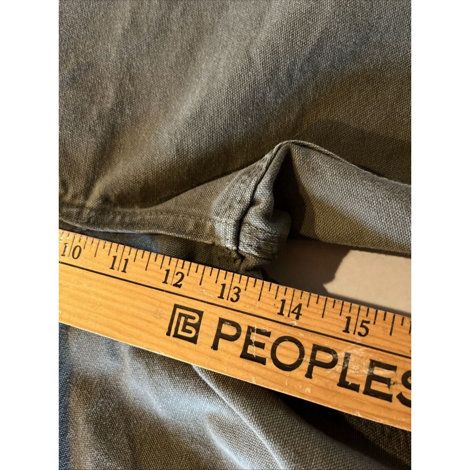 Carhartt Carhartt Men’s 38x31 Duck Canvas Carpenter Workwear Gray Size US 31 - 10 Thumbnail