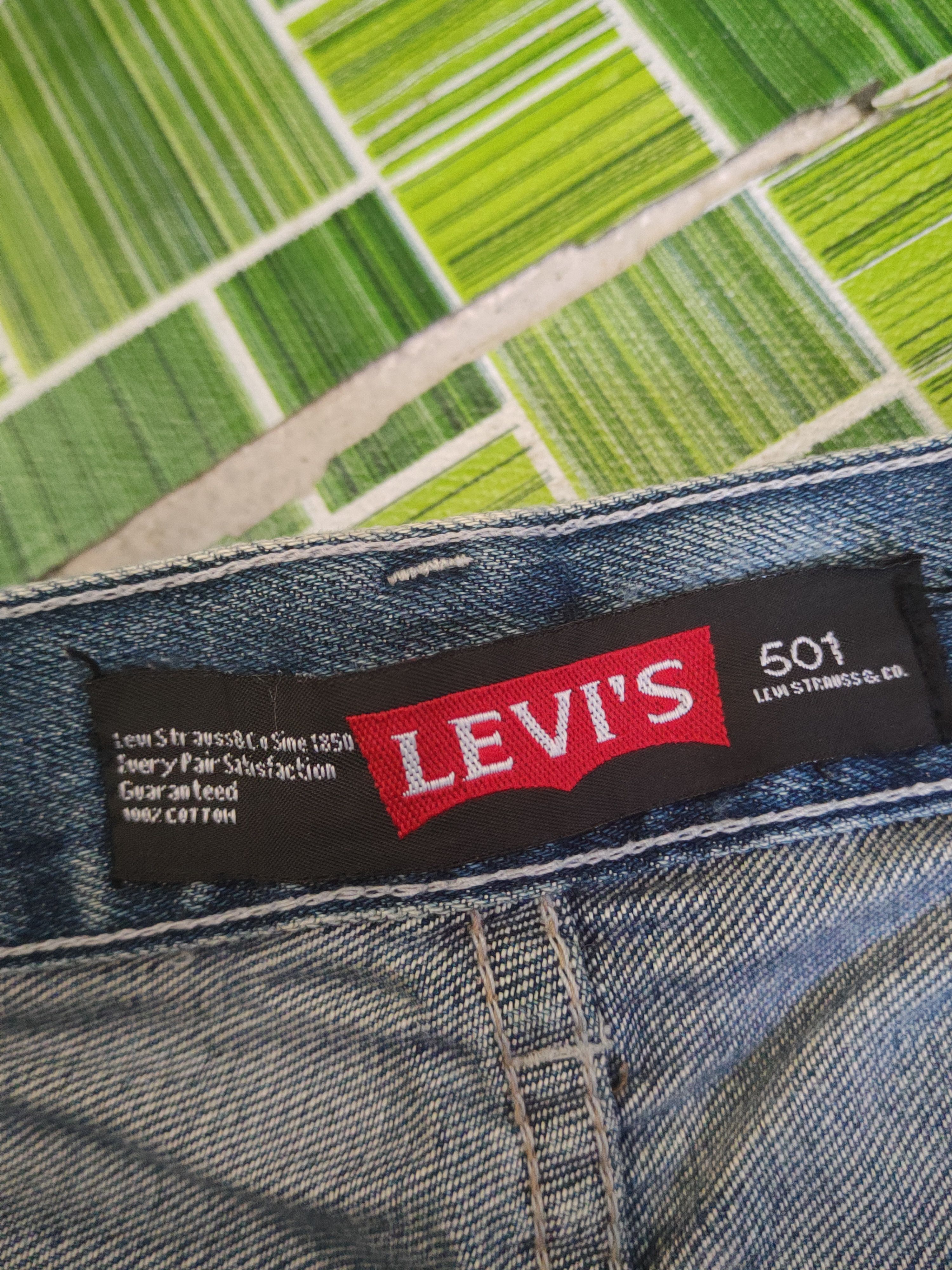 Levi's DL Levi's Blue Distressed Ripped Jeans #1638 Size US 36 / EU 52 - 18 Thumbnail