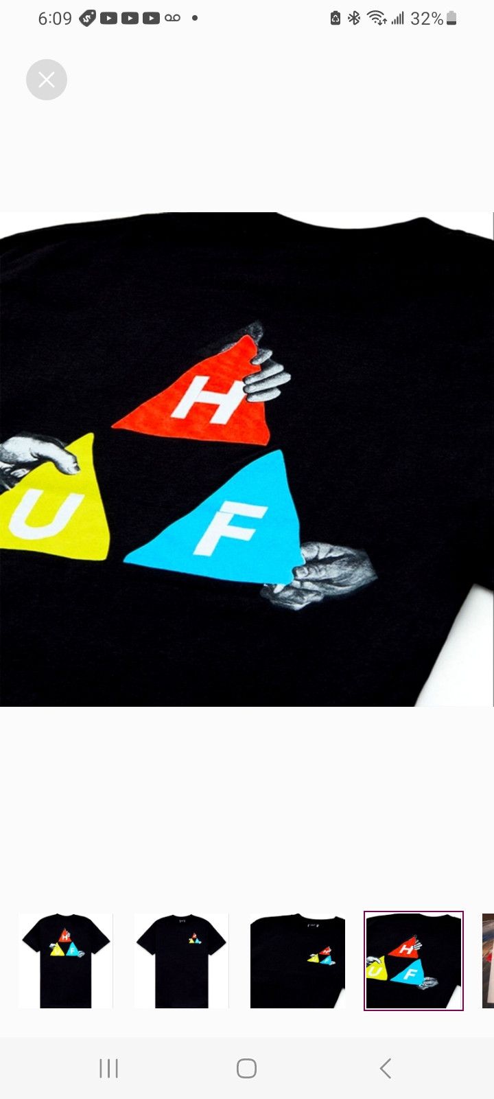 Huf HUF Ritual T-Shirt Size US M / EU 48-50 / 2 - 4 Thumbnail