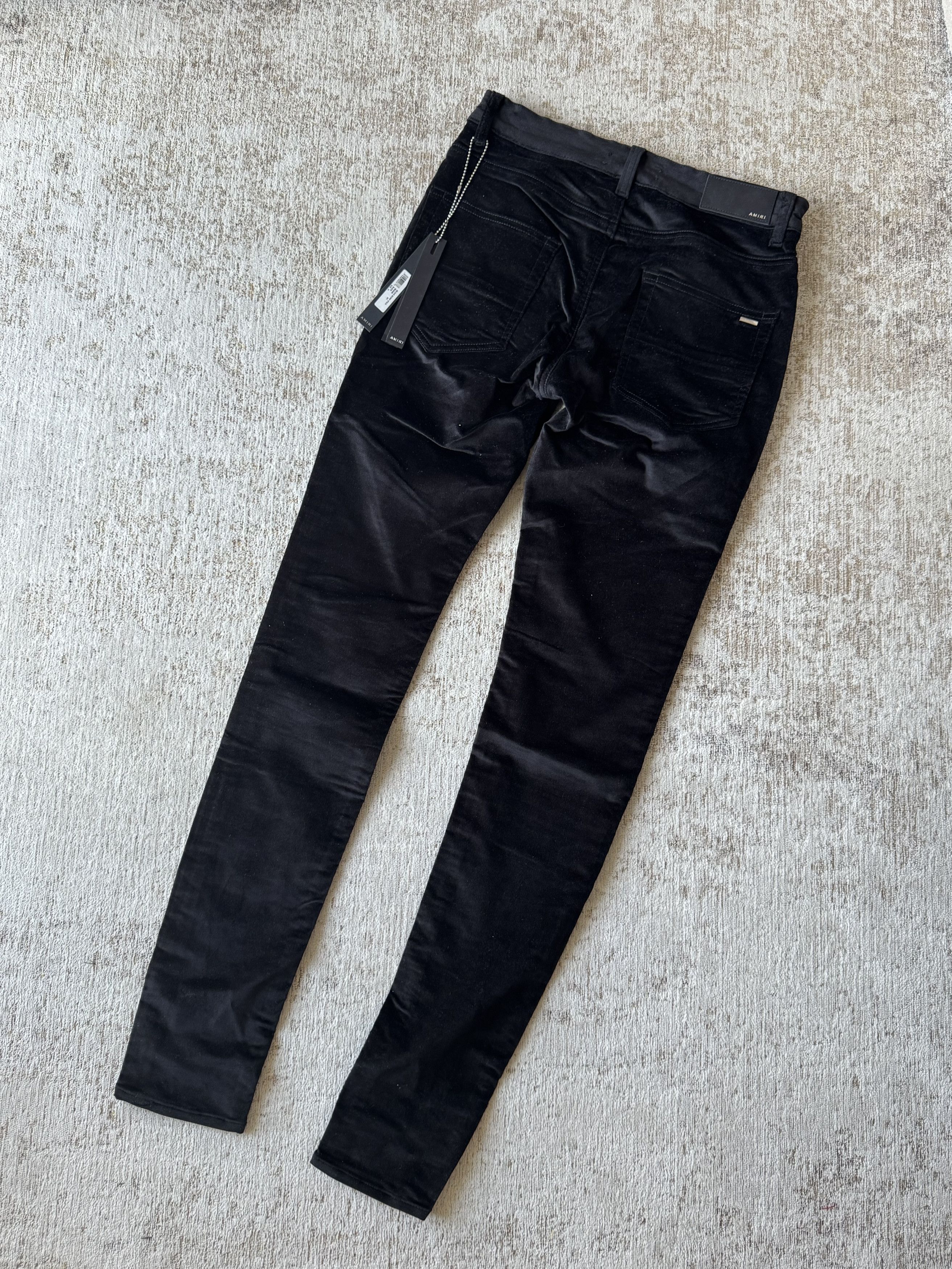 Amiri AMIRI VELOUR SKINNY STACK | SIZE 31 Size US 31 - 2 Thumbnail