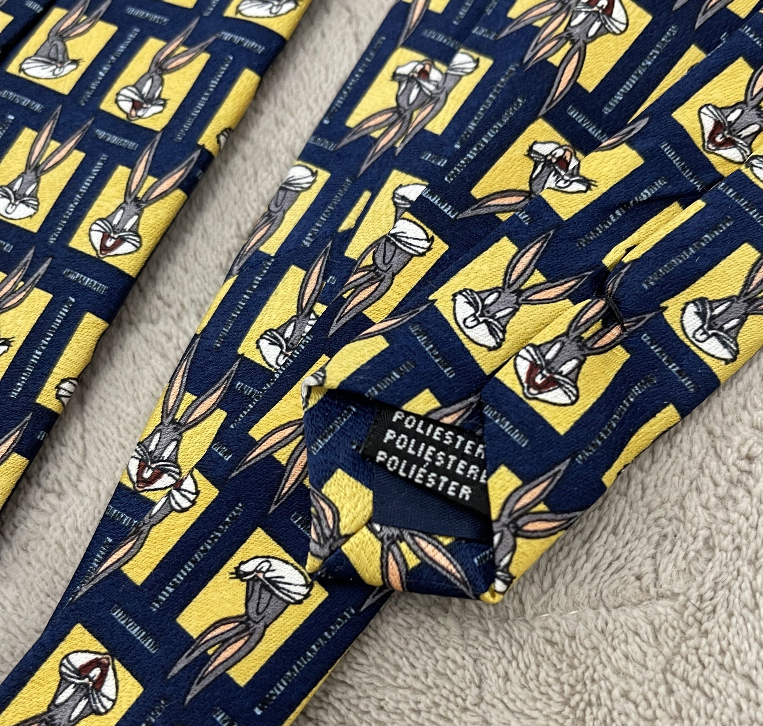 Vintage × Warner Bros Bunny Rabbit Warner Bros Vintage Tie 1997 Size ONE SIZE - 6 Thumbnail