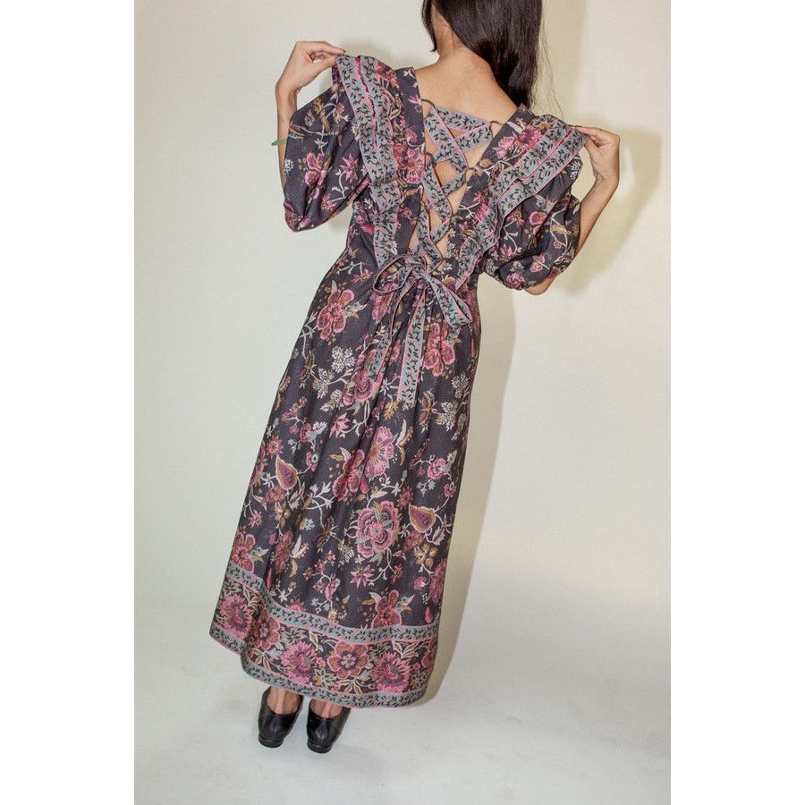 Sea New York Sea New York Tess Cotton Midi Dress Black Floral size 00 XS Size XXS / US 00 / IT 34 - 15 Thumbnail