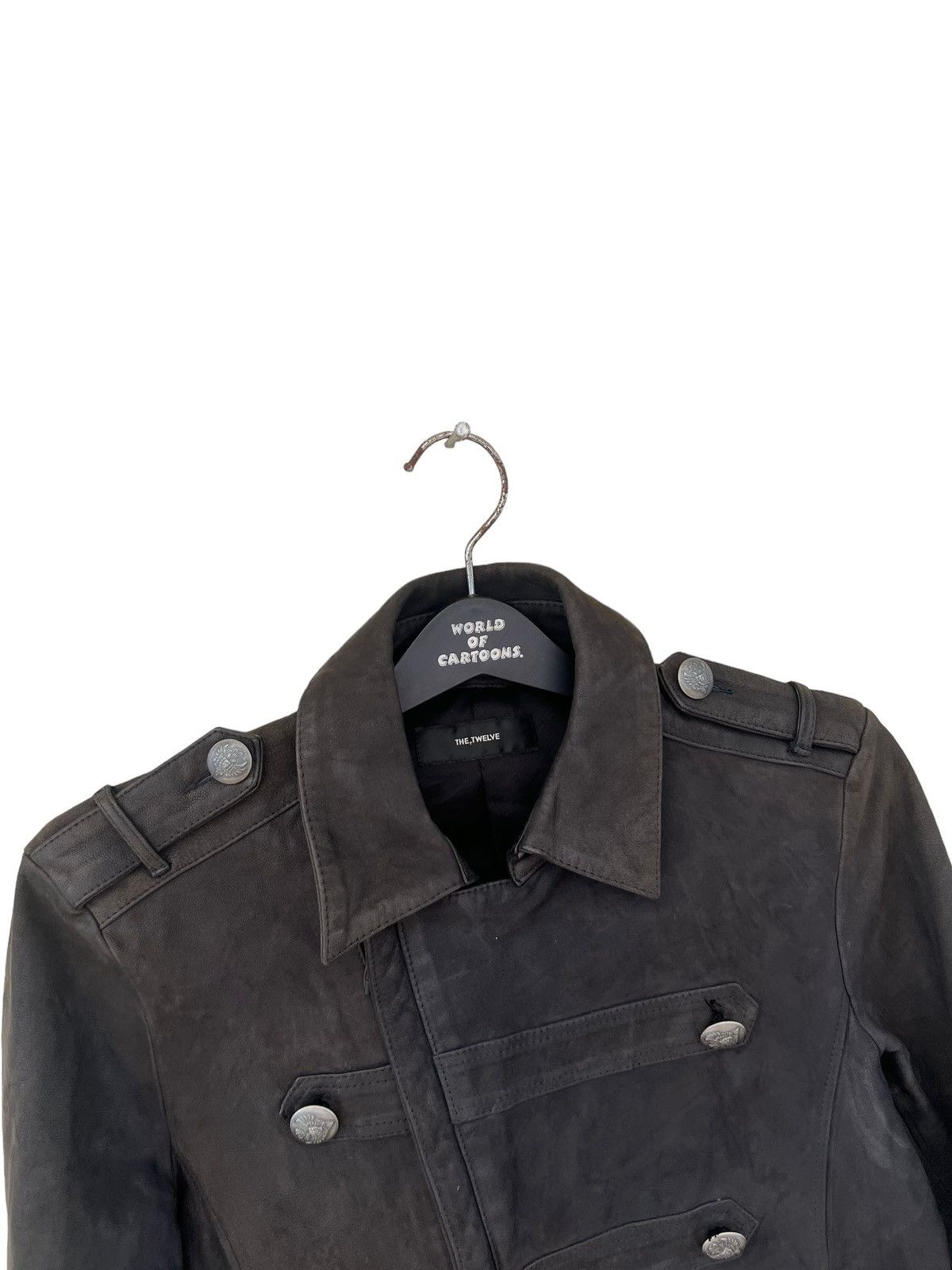 ato THE, TWELVE ( ato ) Patina Goatskin Leather Jacket Cropped Size US S / EU 44-46 / 1 - 7 Thumbnail