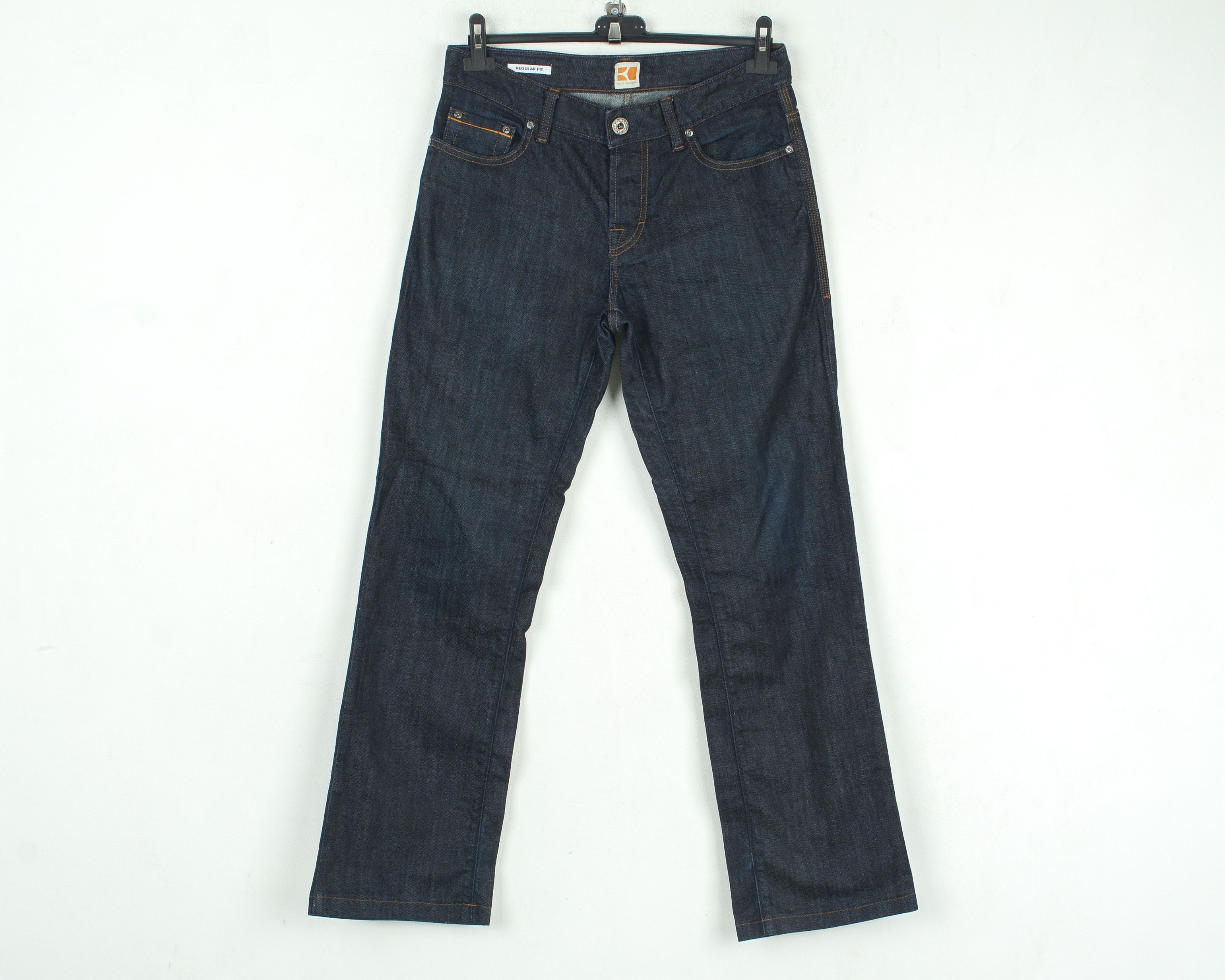 Hugo Boss × Indigo × Japanese Brand HUGO BOSS ORANGE PURE W31 L32 Jeans Denim Pants button Fly Size US 31 - 1 Thumbnail