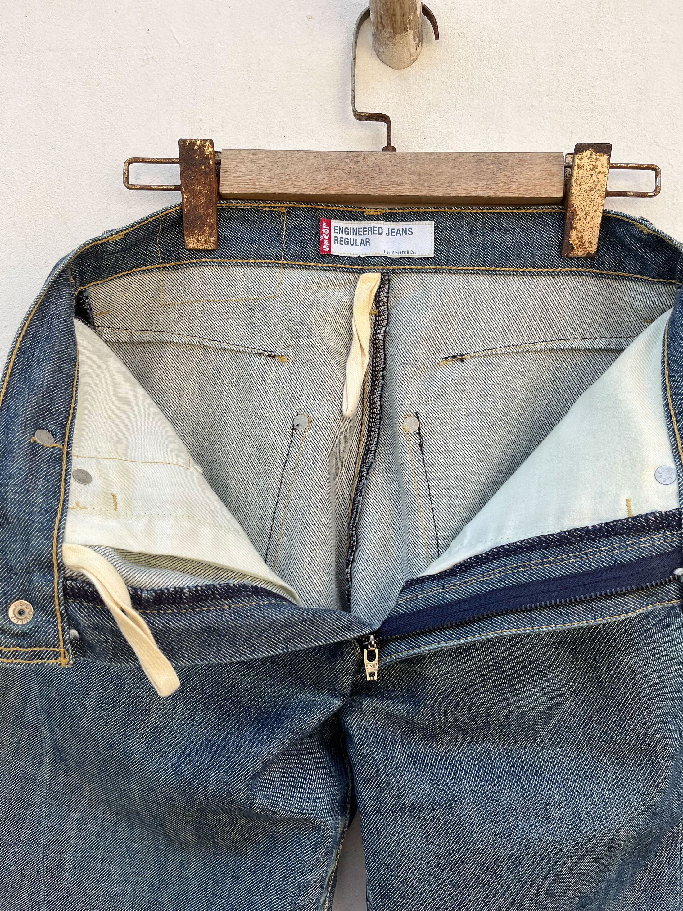 Japanese Brand × Levi's Vintage Clothing Vintage Levis Engineered Jeans Regular 2000s y2k Twisted Size US 30 / EU 46 - 6 Thumbnail