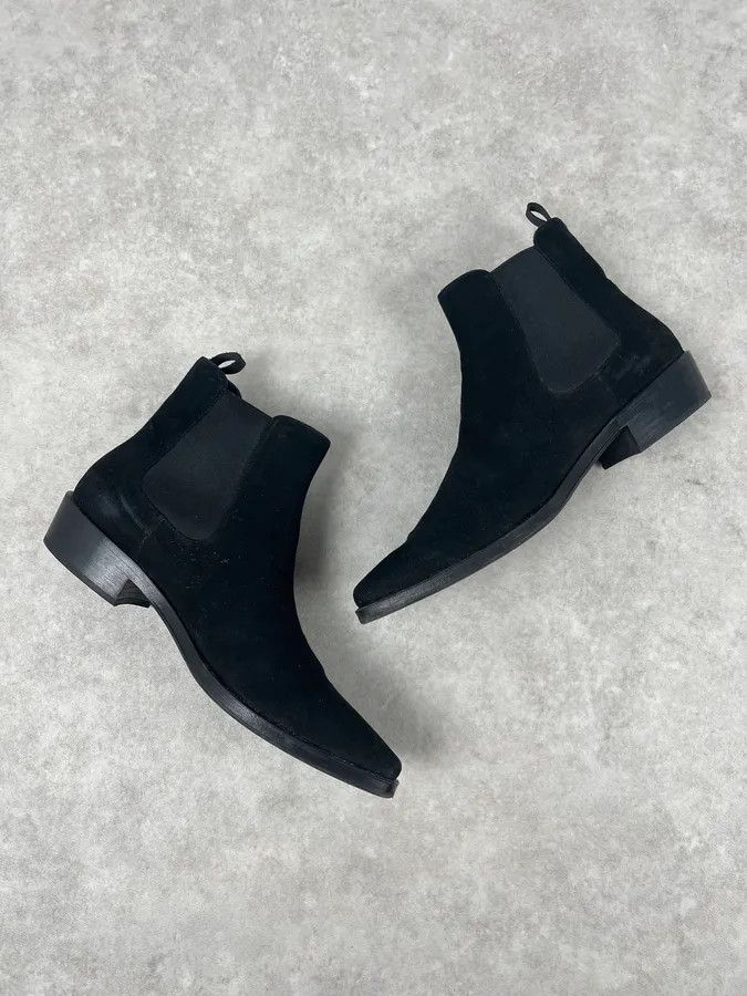 Prada 2000s Prada Suede Leather Chelsea Classy Boots Size US 9.5 / EU 42-43 - 3 Thumbnail