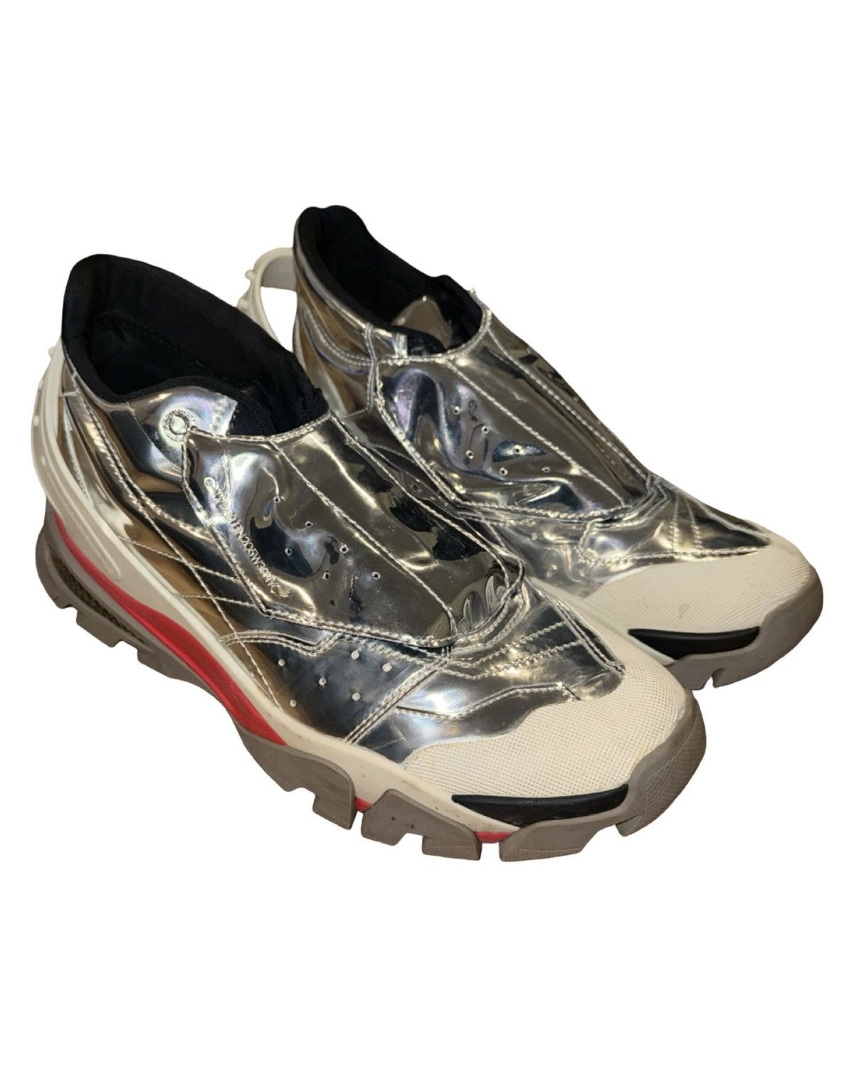 CK205W39NYC Metallic Silver Cander Specchio Sneaker