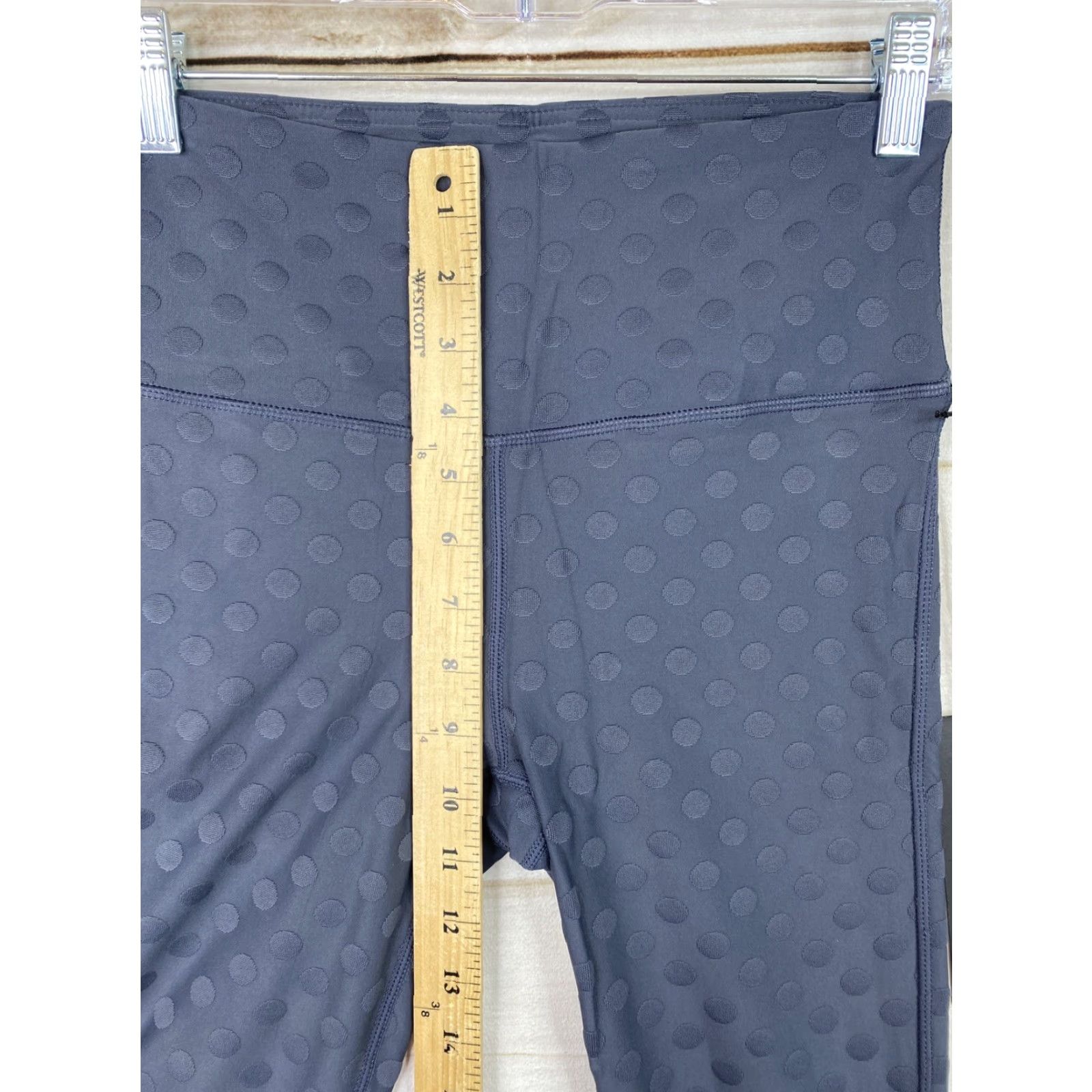 Vintage VINTAGE Mono B Leggings None Women S Gray Polka Dots High Waisted Yoga Running Stretch NWT Size 28" / US 6 / IT 42 - 5 Thumbnail