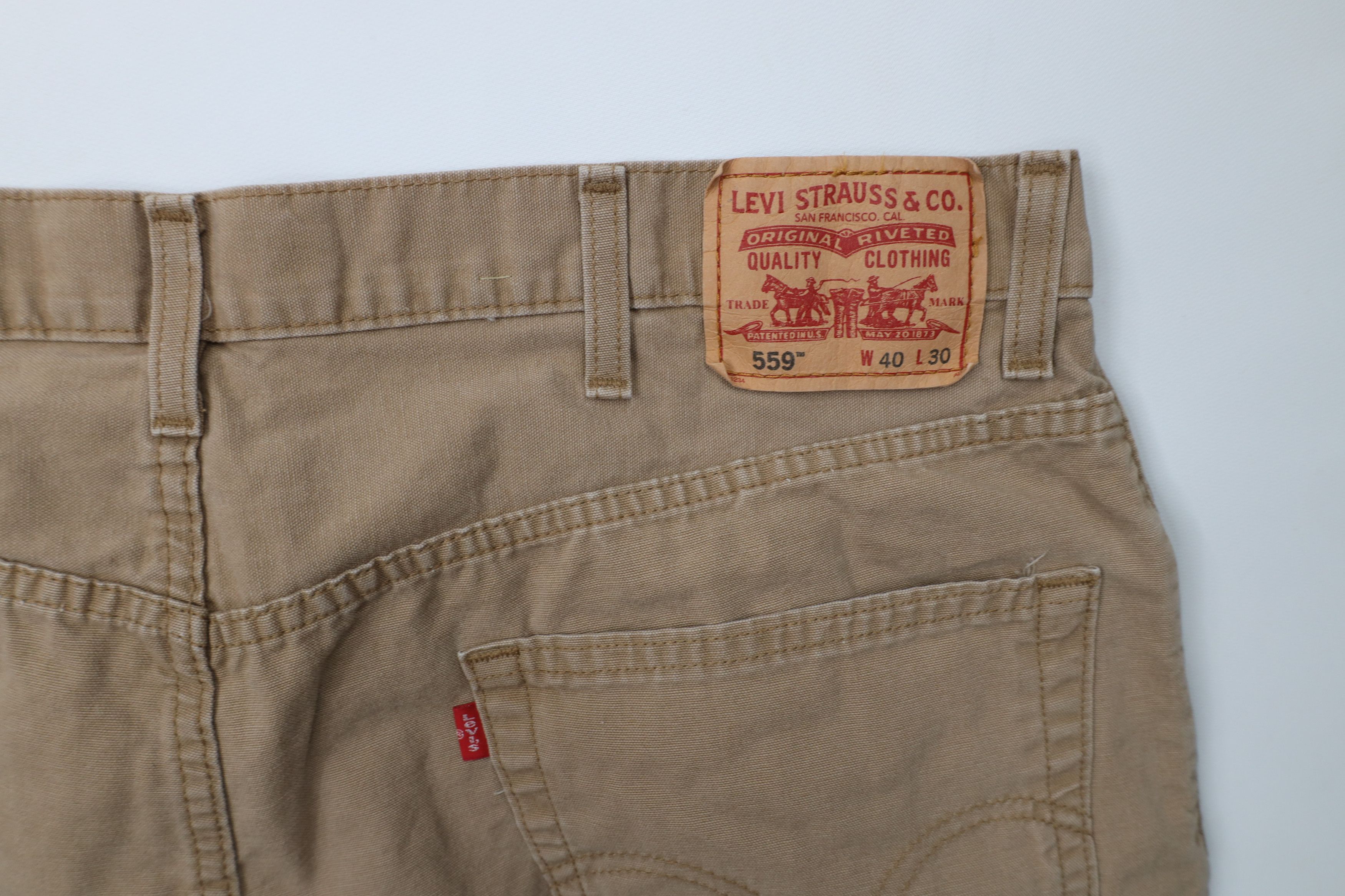 Levi's Vintage Y2K 2004 Levis 559 Relaxed Straight Wide Leg Pants Size US 40 / EU 56 - 15 Thumbnail